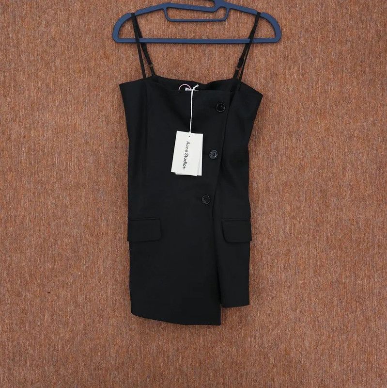 Acne Studios Acne Studios Black Sleeveless Short Dress Size S / US 4 / IT 40 - 1 Thumbnail