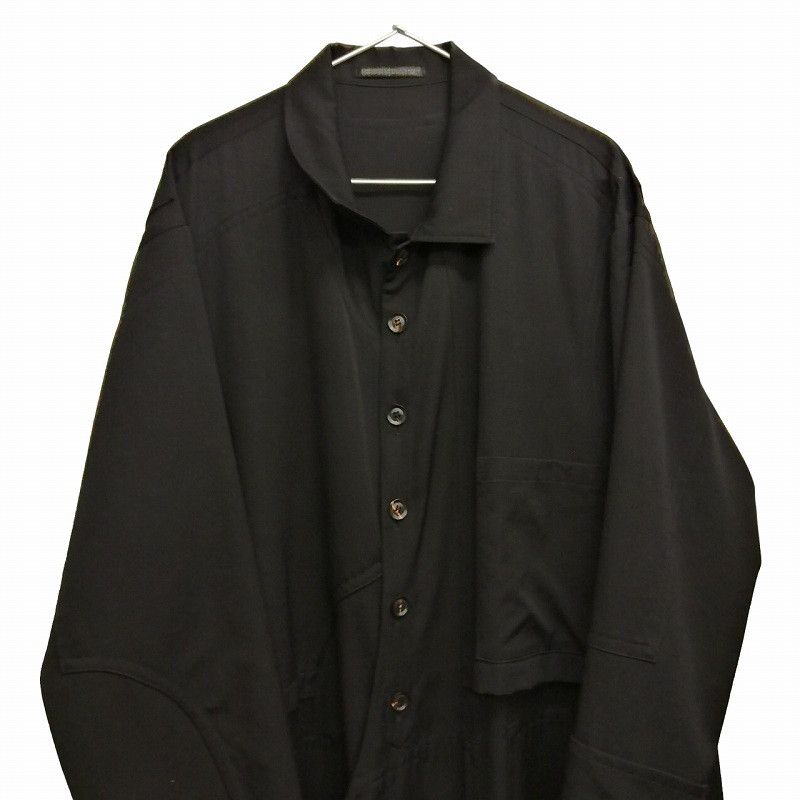 Yohji Yamamoto YOHJI YAMAMOTO POUR HOMME 18AW Wool Dress Coat Size US L / EU 52-54 / 3 - 3 Thumbnail