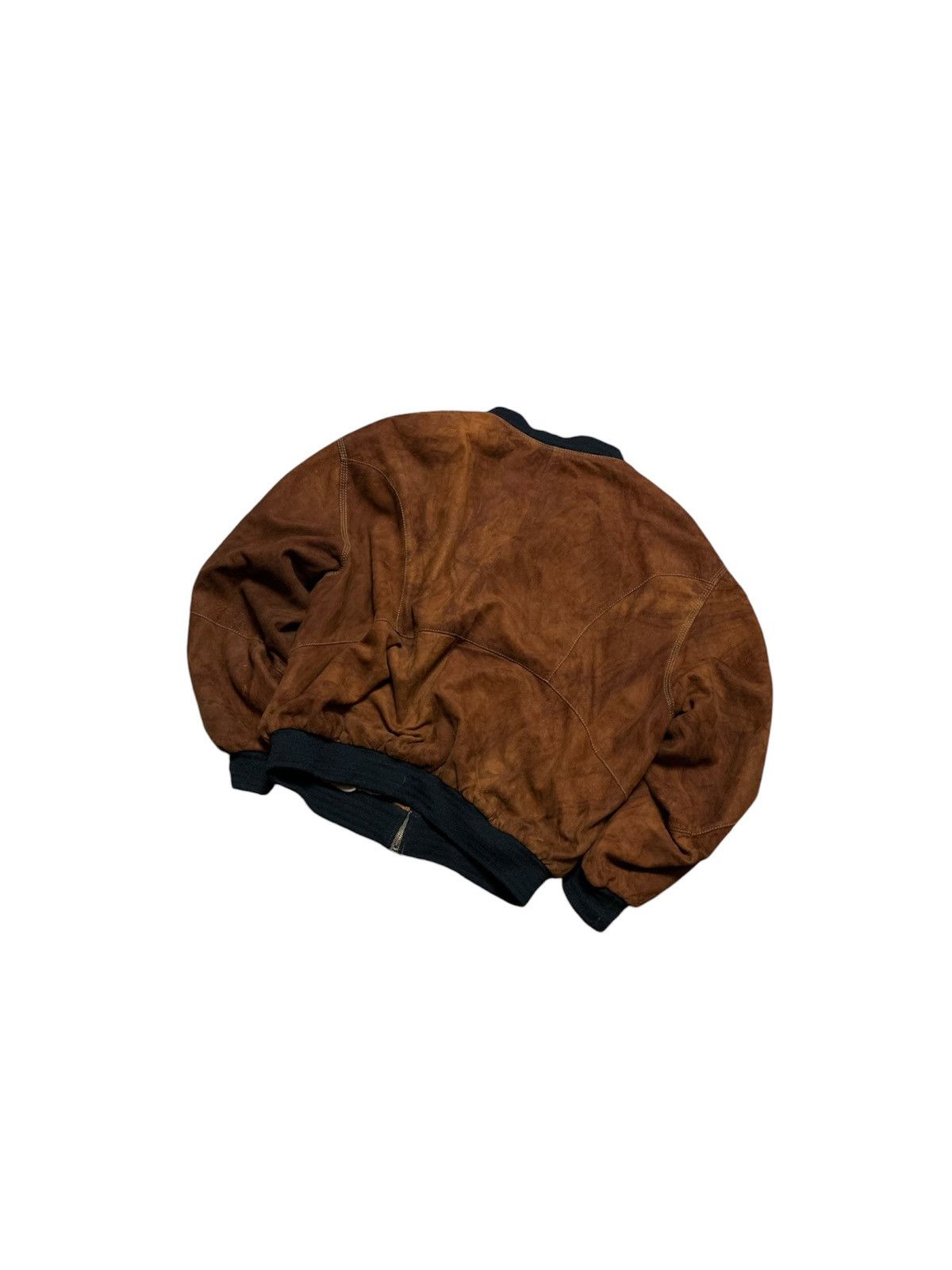 Vintage Brown Bomber Jacket Size US XXL / EU 58 / 5 - 8 Thumbnail