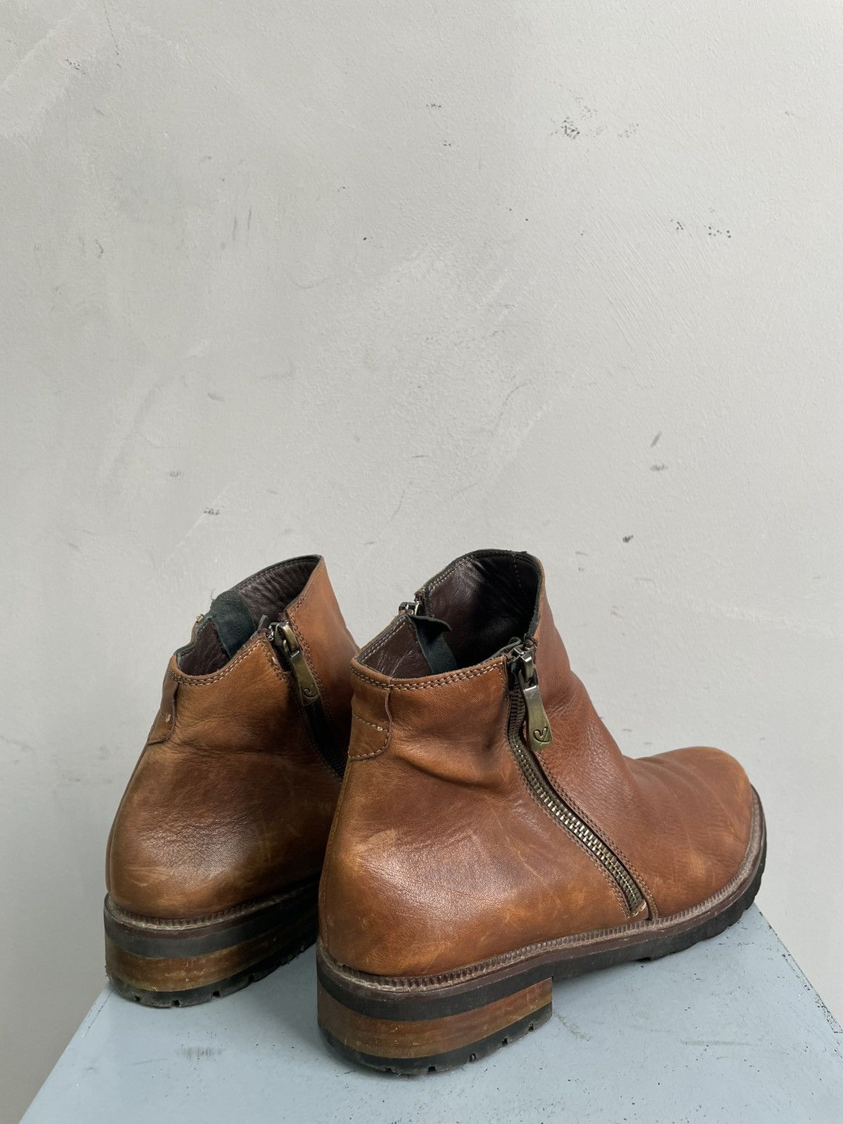 A.S.98 A.S. 98 style zipper ankle moto distressed boots Size US 9 / EU 42 - 8 Thumbnail