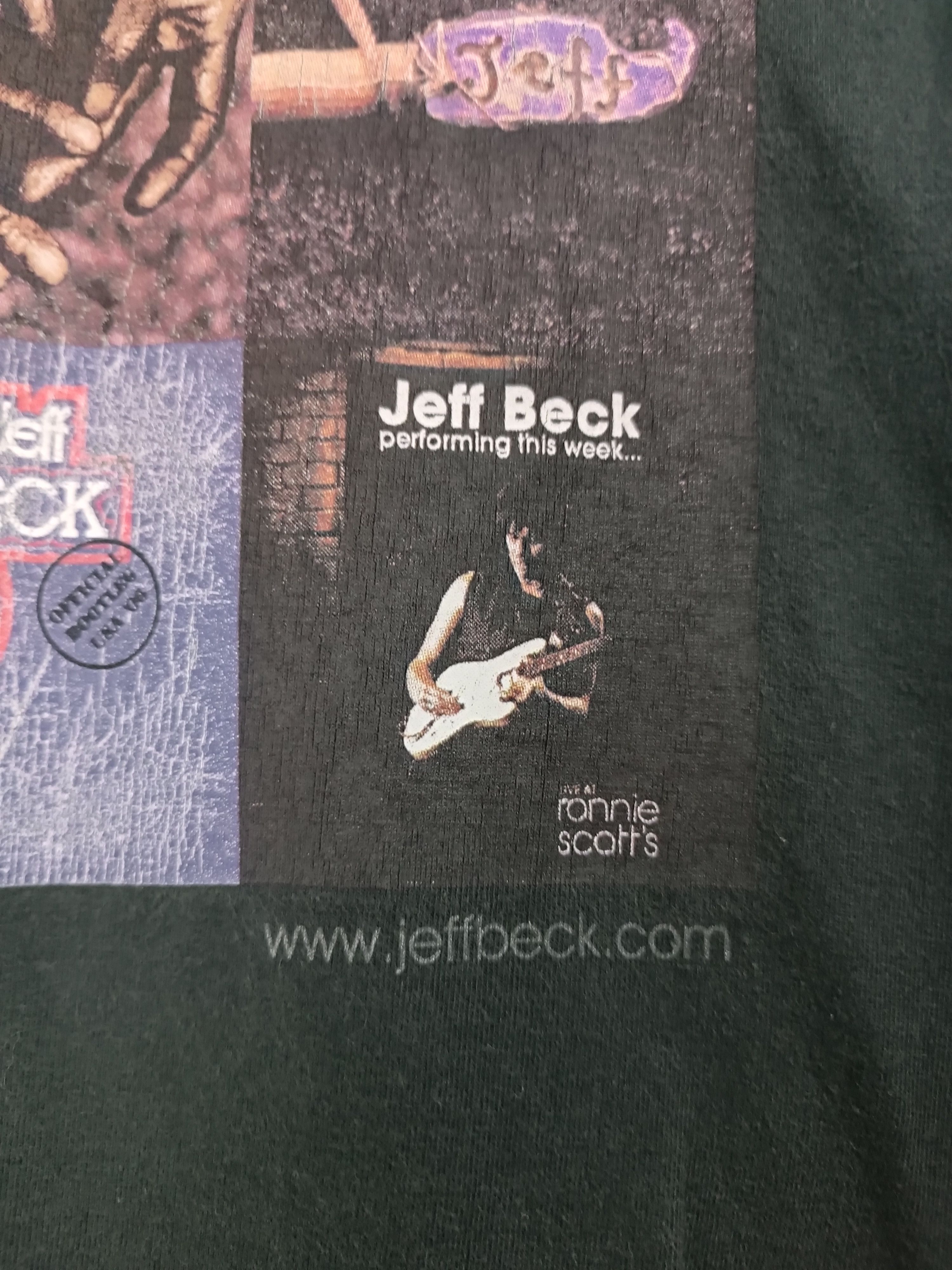 Band Tees VINTAGE '08 JEFF BECK ALBUM COLLECTION FADED TEE YARDBIRDS Size US L / EU 52-54 / 3 - 13 Thumbnail