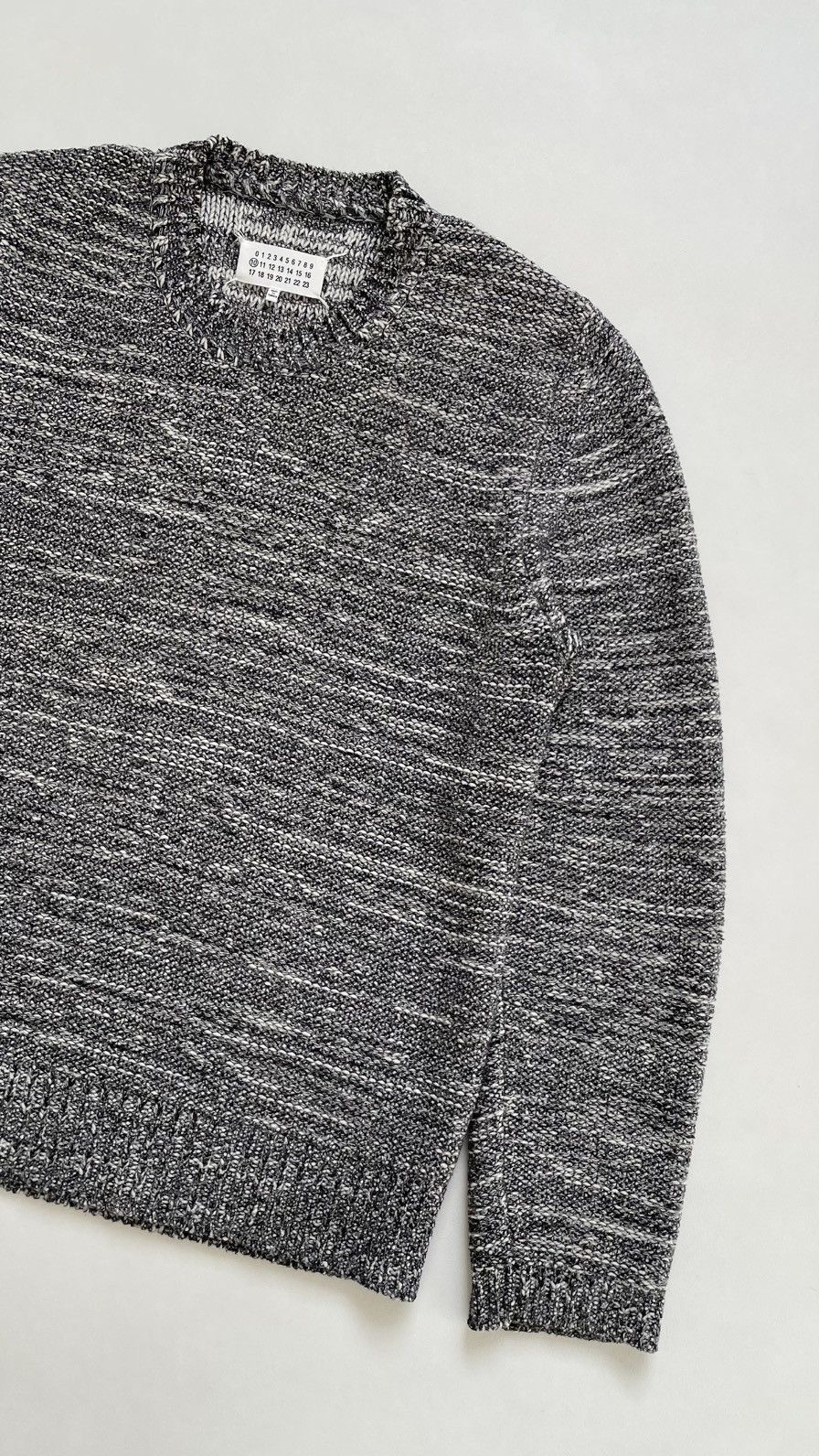 Maison Margiela A/W 16 ‘Chainmail’ Weave Gray Sweater Size US XL / EU 56 / 4 - 7 Thumbnail