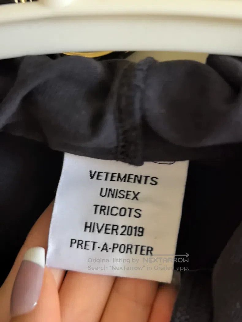Vetements Vetements Patch Hoodie Size US XS / EU 42 / 0 - 2 Thumbnail