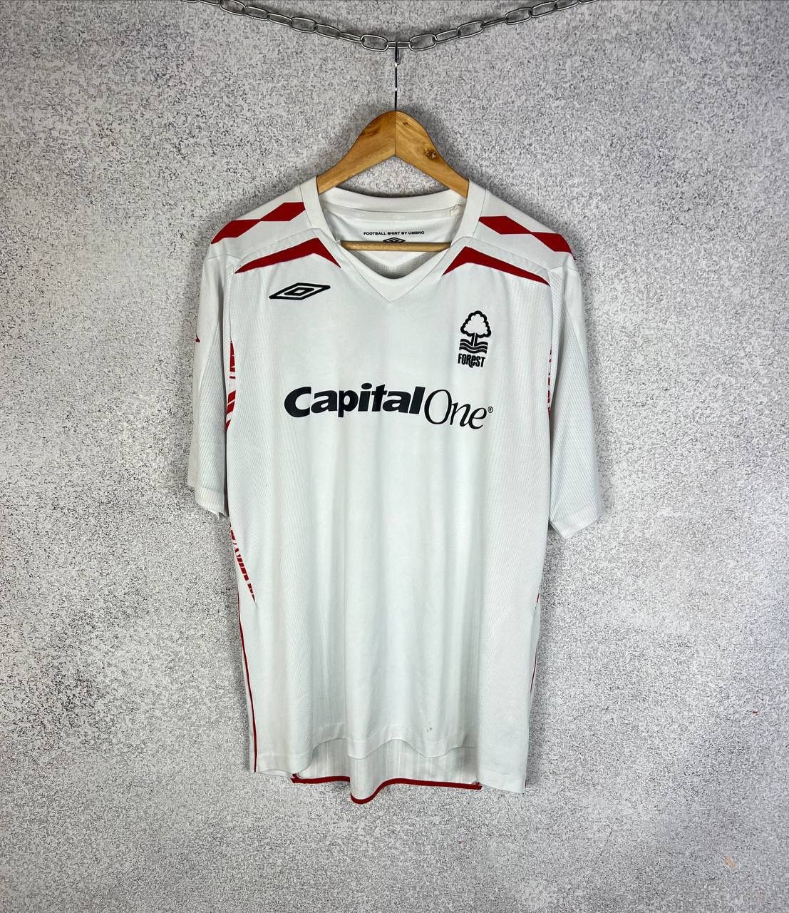 Umbro Umbro Nottingham Forest 2007-08 Away Soccer Jersey Shirt Size US XL / EU 56 / 4 - 1 Thumbnail