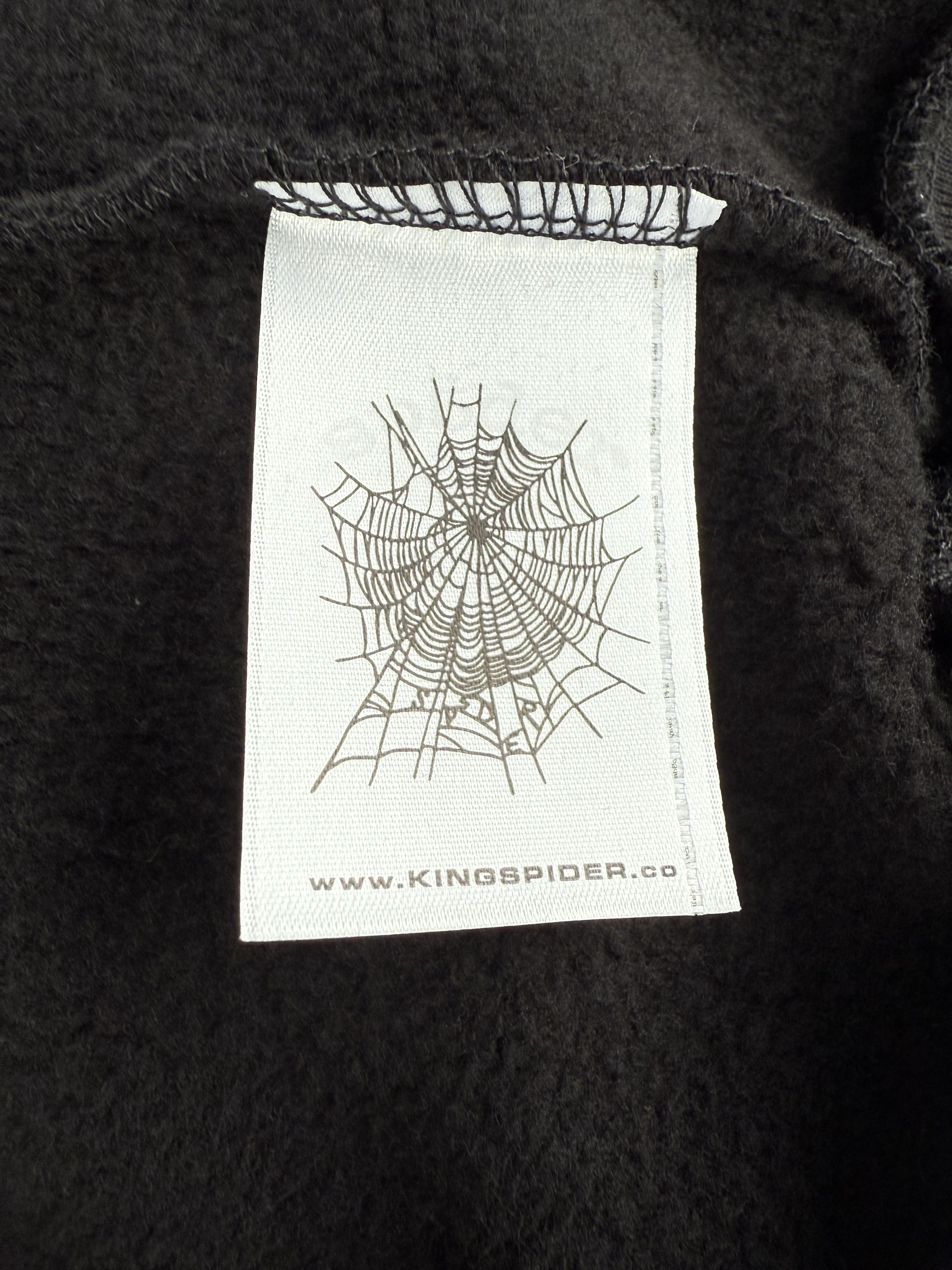 Sp5der Sp5der "OG Web" V2 Zip Hoodie (Black) Size US S / EU 44-46 / 1 - 6 Thumbnail