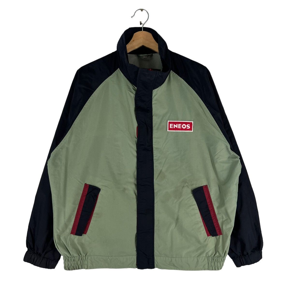 Sports Specialties 🔥VINTAGE BOMBER JACKET ENEOS RACING BIG LOGO SPELL OUT Size US L / EU 52-54 / 3 - 1 Thumbnail