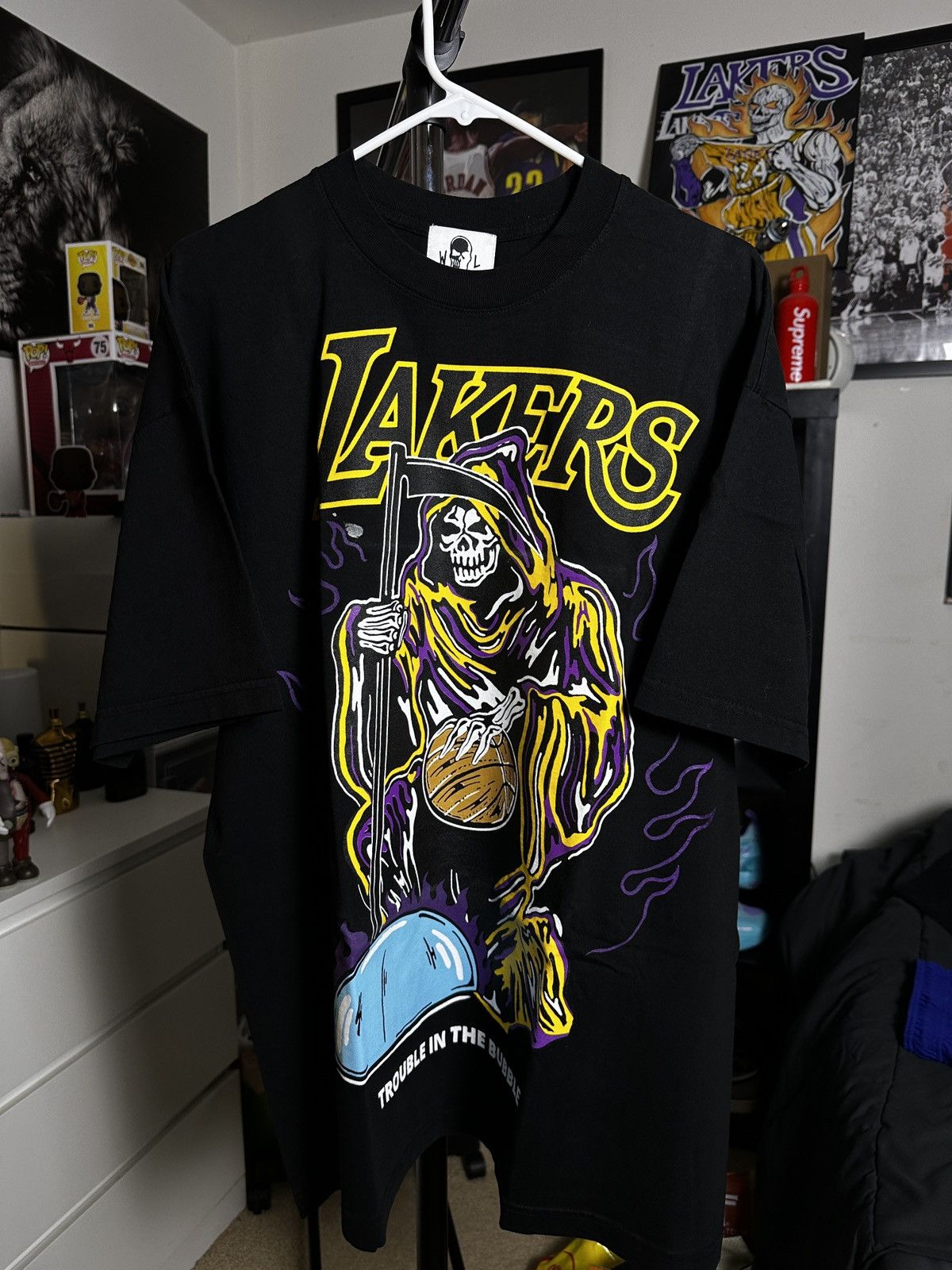 Warren Lotas Warren Lotas Lakers Tee🔥 Size US XL / EU 56 / 4 - 4 Thumbnail