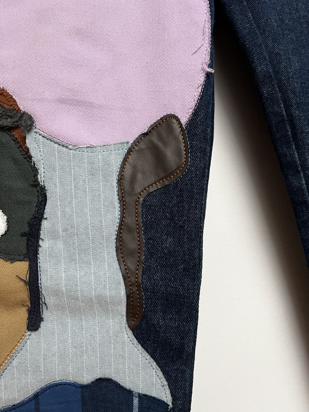 KidSuper Kid Super FW21 Stitched Face Jeans (unisex) Size US 30 / EU 46 - 5 Thumbnail