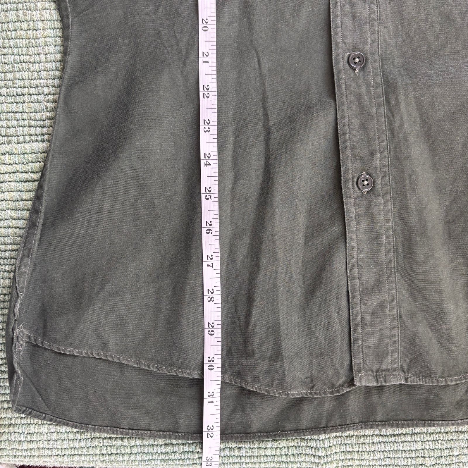 Vintage True Vintage 1950s Sanforized Waxed Cotton Poplin Shirt L Size US L / EU 52-54 / 3 - 11 Thumbnail
