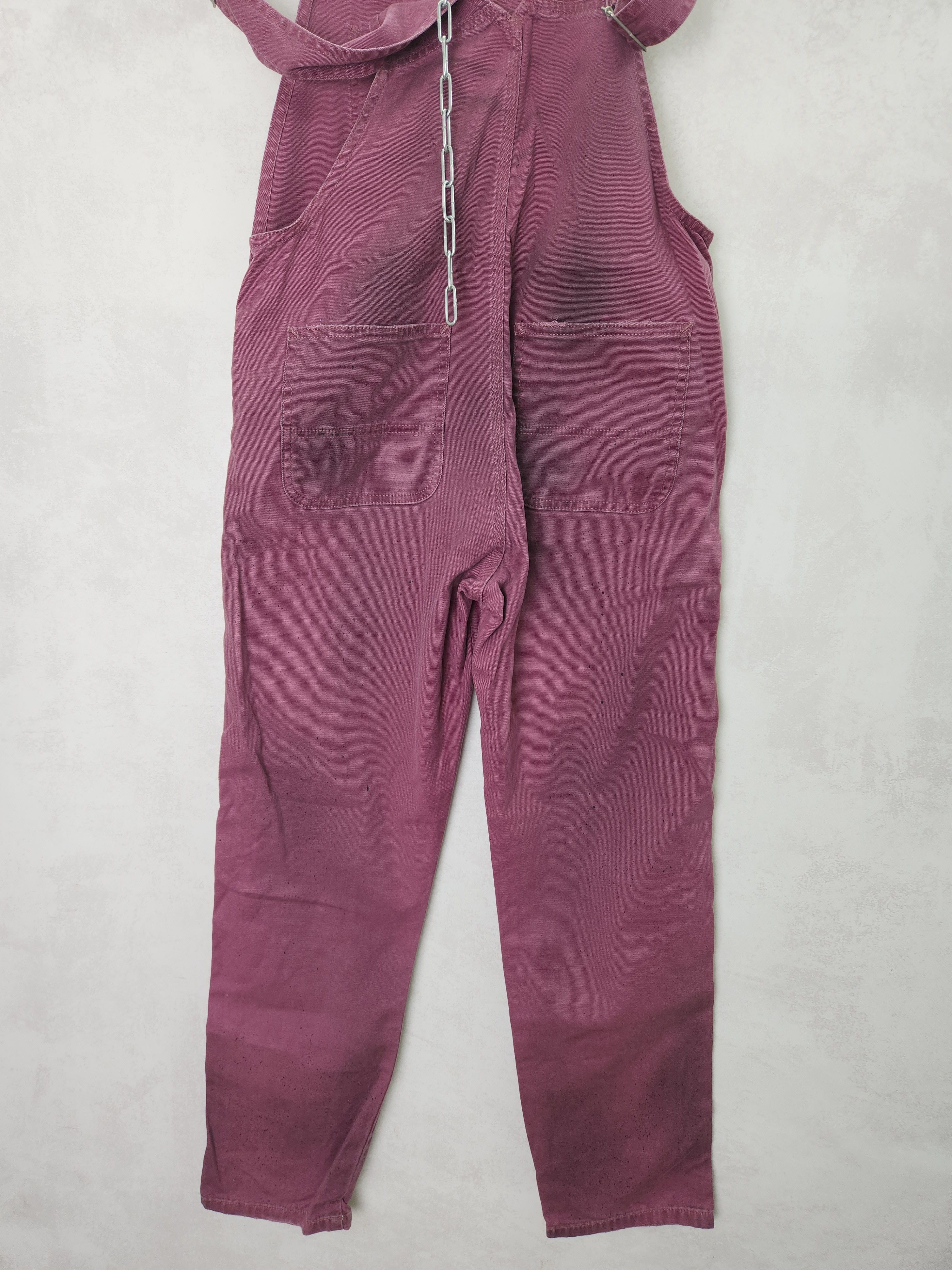Carhartt Carhartt Wip womens Bib overall pants purple painted size S Size 28" / US 6 / IT 42 - 6 Thumbnail