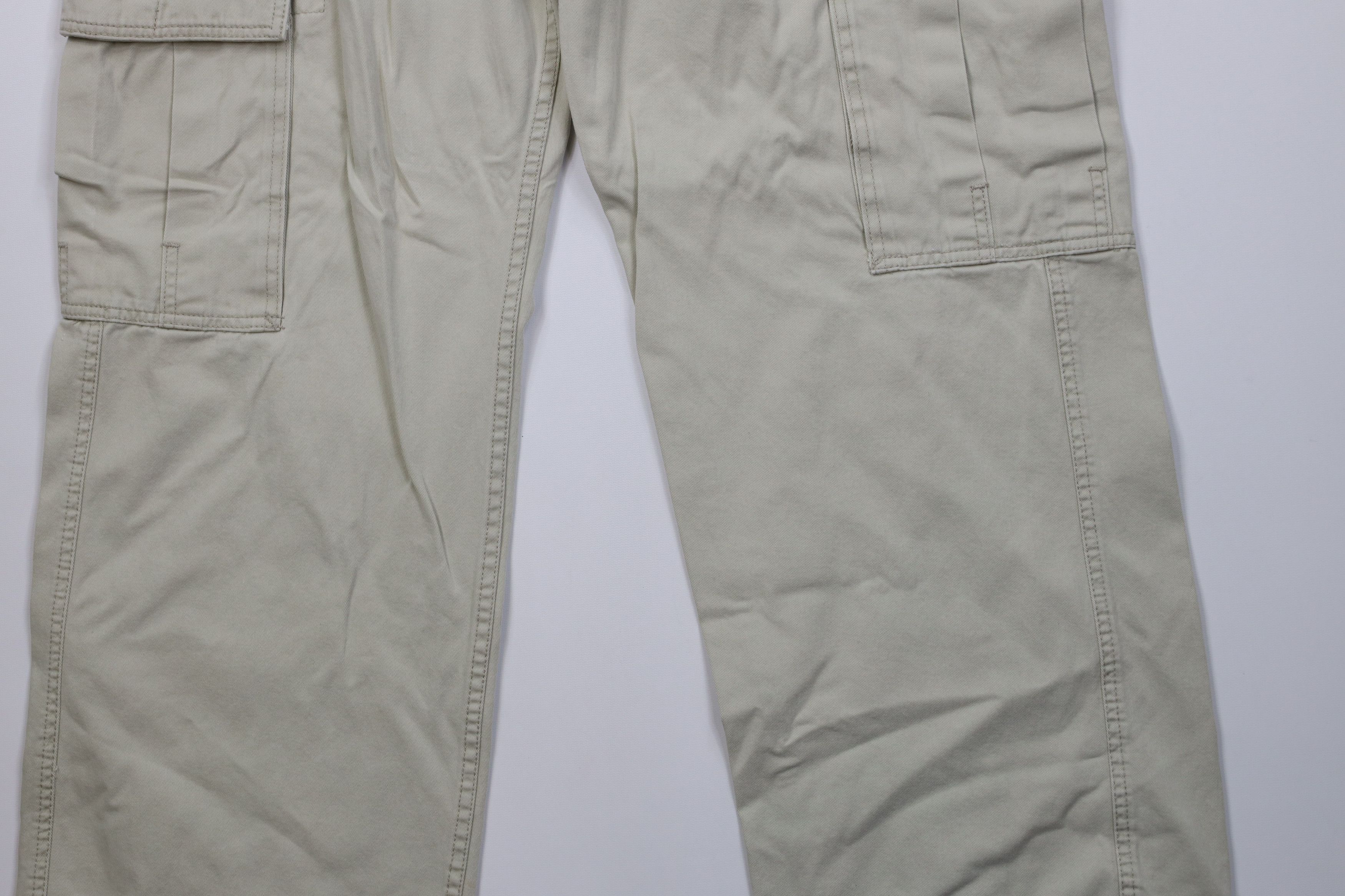 Levi's Vintage Y2K Levis Fit Wide Leg Cargo Pants Beige Cotton Size US 36 / EU 52 - 4 Thumbnail