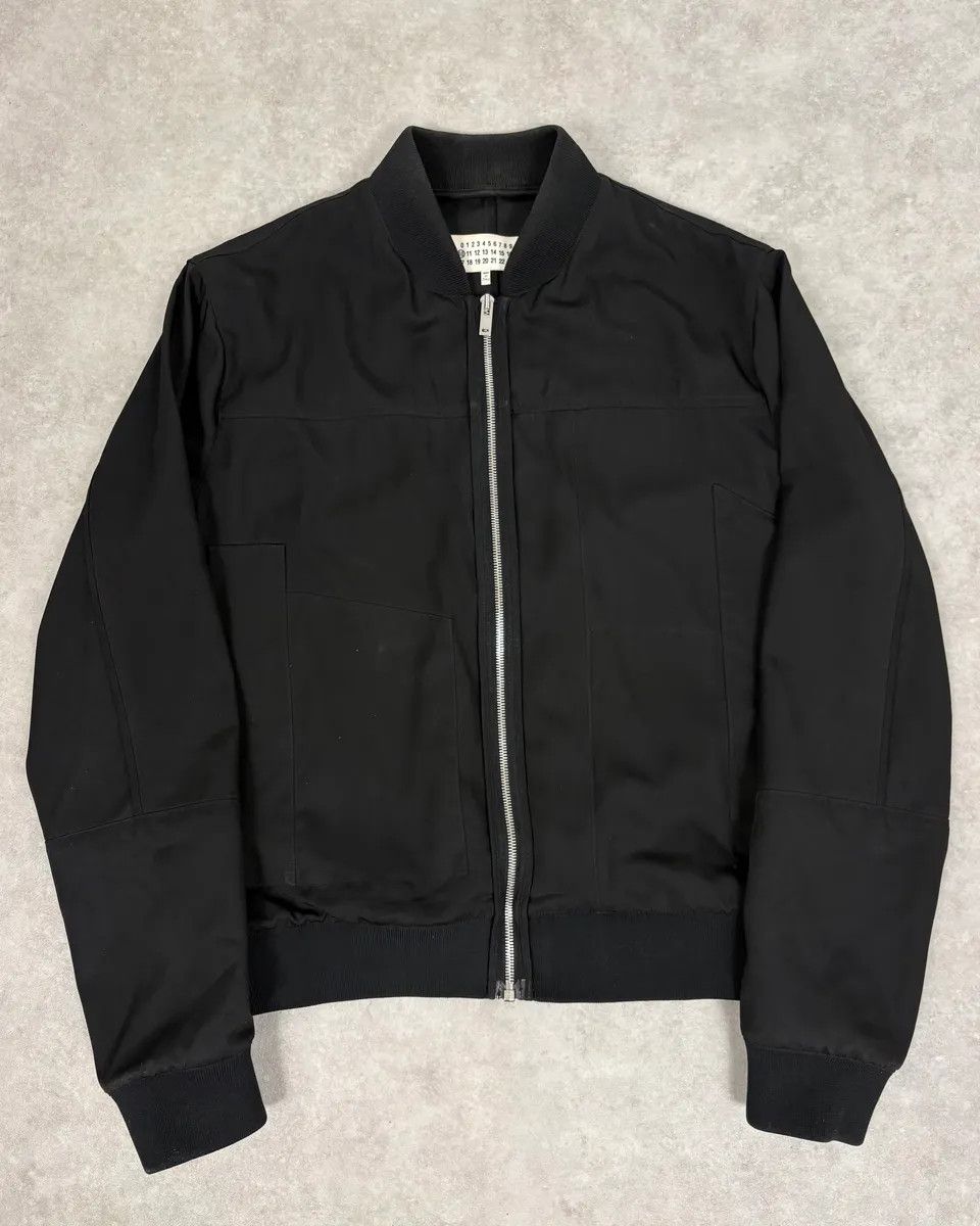 Maison Margiela SS2015 Maison Margiela Black Nylon Minimalist Bomber Jacket Size US M / EU 48-50 / 2 - 1 Thumbnail