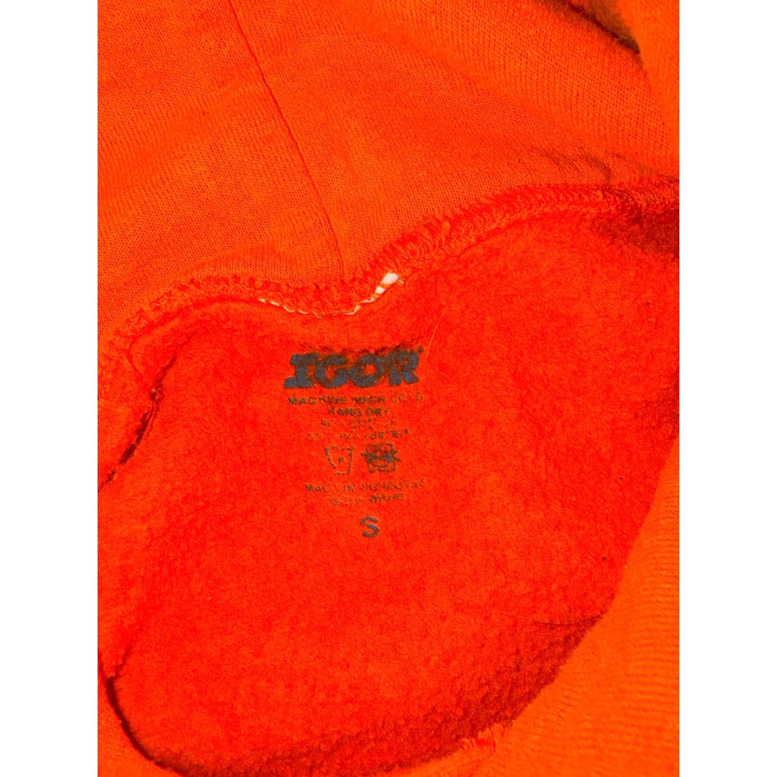 Vintage VINTAGE Tyler The Creator Igor Hoodie Orange Small Mens Sweatshirt 19x24 Size US S / EU 44-46 / 1 - 3 Thumbnail