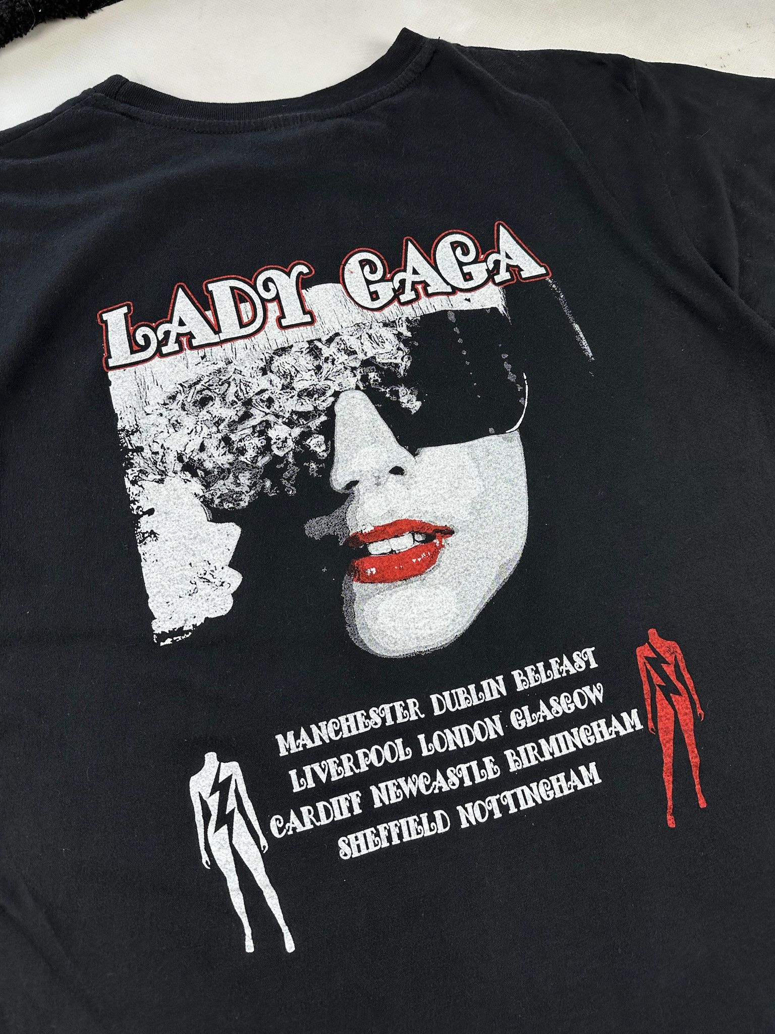 Band Tees Vintage Lady Gaga Monster Ball Tour Rare T Shirt Size US XL / EU 56 / 4 - 4 Thumbnail