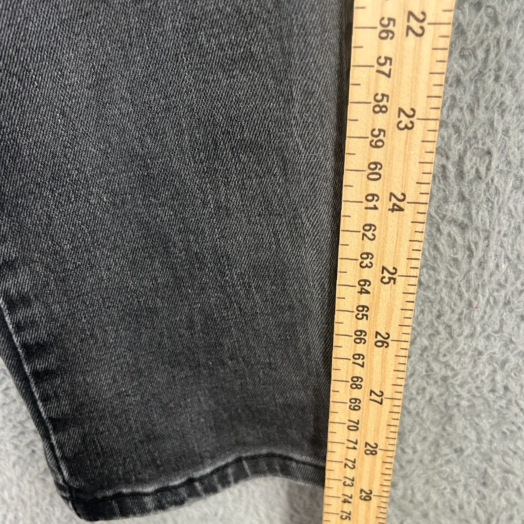 Levi's VINTAGE Levi's 510 Jeans Mens Skinny Black Denim 31x29 Regular Mid Rise Distressed 5-Pocket Grunge Hip Hop USA Boys Girls Mens Size US 31 - 7 Thumbnail