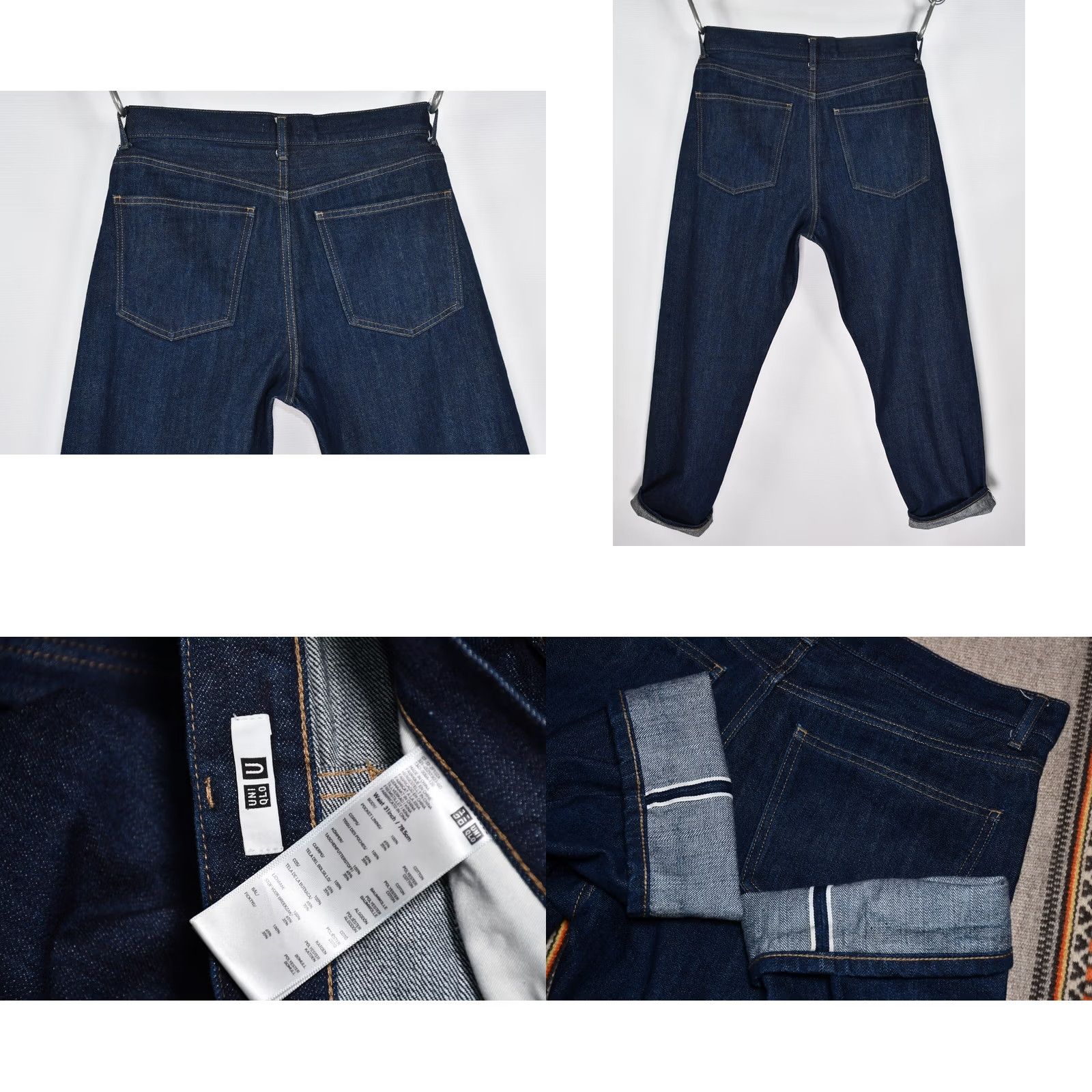 Uniqlo Uniqlo Jeans Men size 31 Denim Cotton Blue Regular Classic Waist 42cm Length 101cm Inseam 72cm 100% Cotton 31 Jeans Mens Regular Blue Jeans Reg Mens Size US 31 - 8 Thumbnail