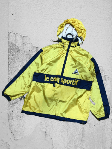 Le Coq Sportif Vintage Le Coq Sportif Windbreaker Jacket Zip Moto Size US M / EU 48-50 / 2 - 1 Thumbnail