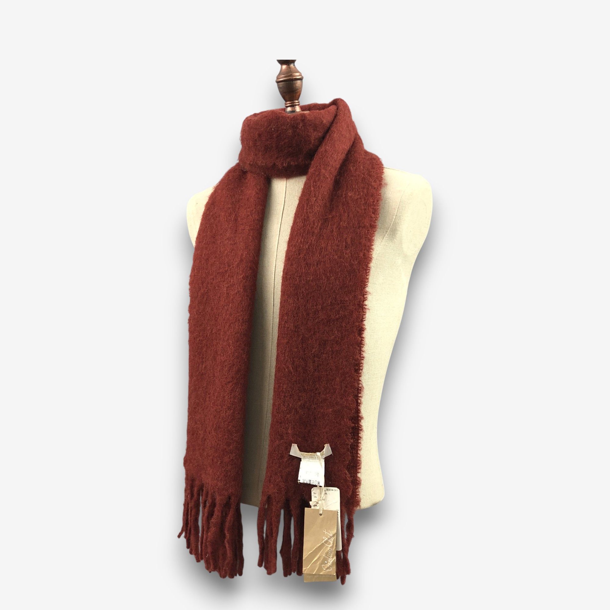 Vintage NWT Vintage Cristina Chiti Scarf Long Wool Shawl Scarves. Size ONE SIZE - 1 Thumbnail