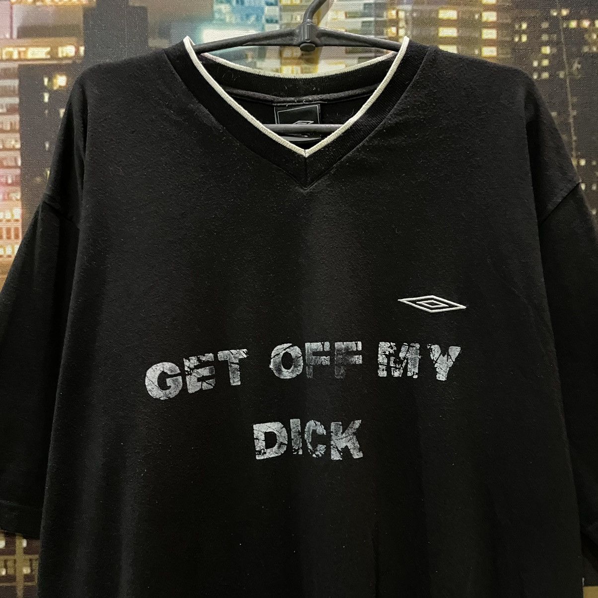 Umbro VINTAGE 90S UMBRO x GET OFF MY DICK PENIS FUNNY PORNO XXX Size US XL / EU 56 / 4 - 3 Thumbnail