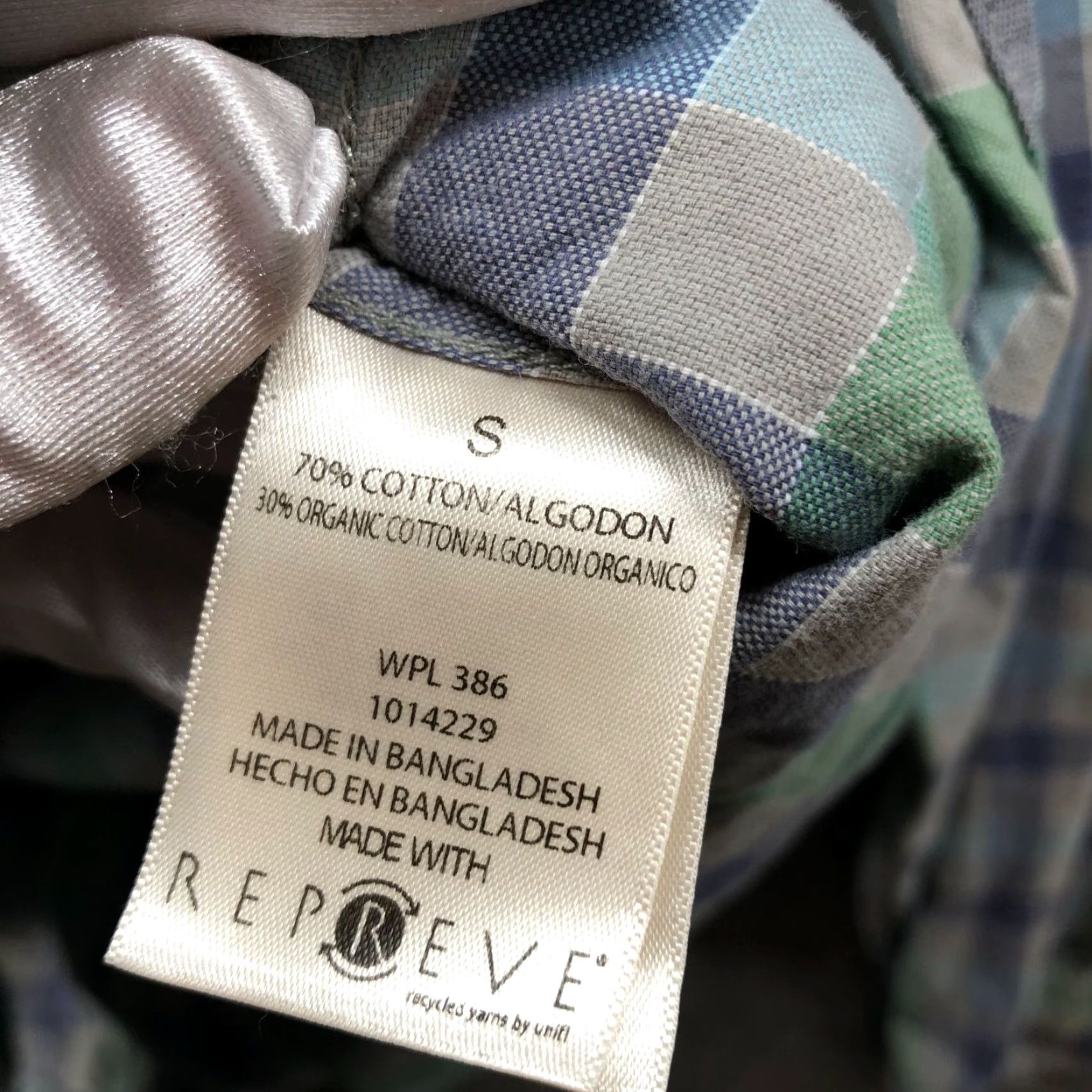 Haggar Haggar Button Down Shirt Men S Green Blue Plaid Long Sleeve Organic Cotton Life Khaki Shirt Casual Mens S Body Size US S / EU 44-46 / 1 - 6 Thumbnail