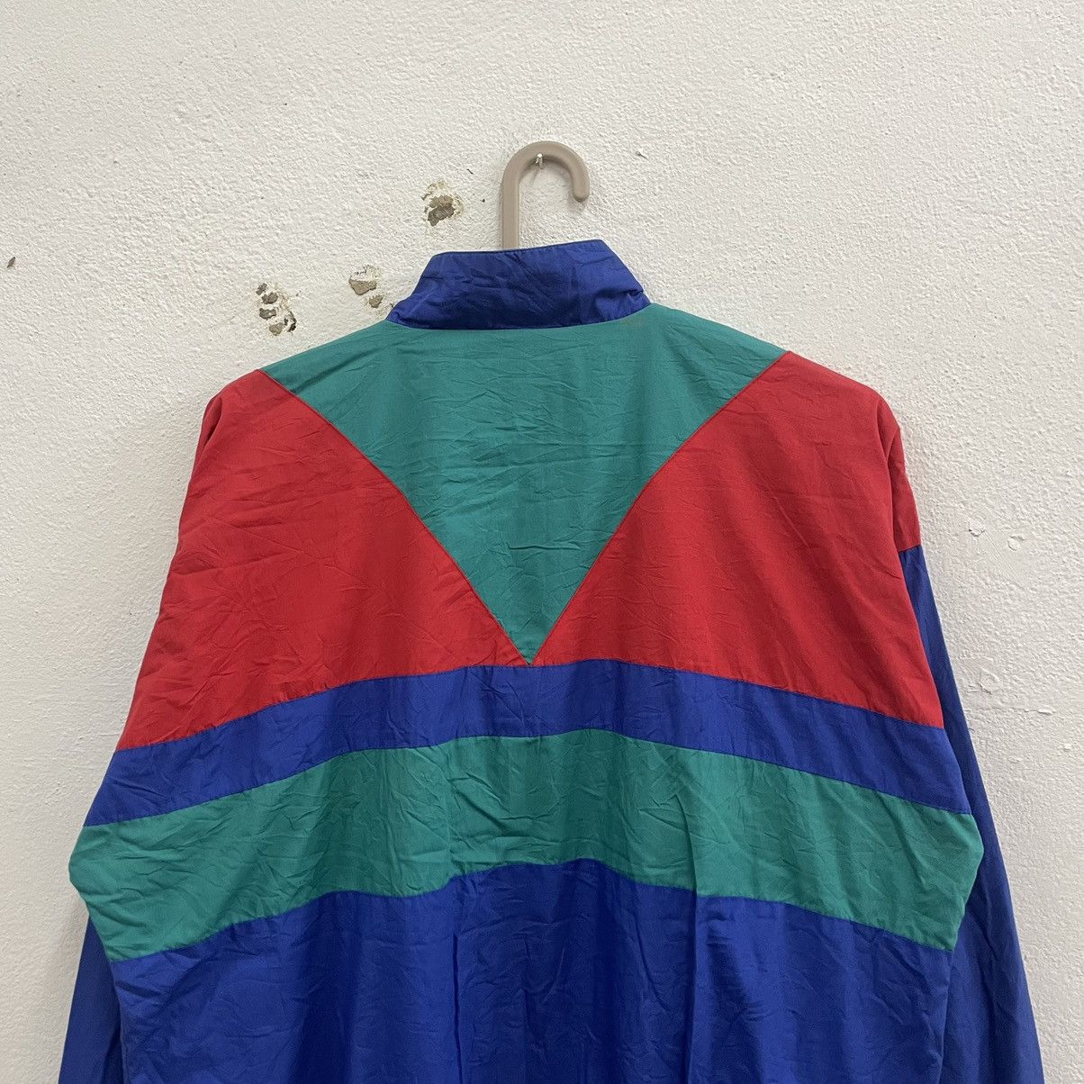 Adidas × Vintage 🔥Vintage Adidas Retro Tricolour Full Zipper Light Jacket Size US L / EU 52-54 / 3 - 5 Thumbnail