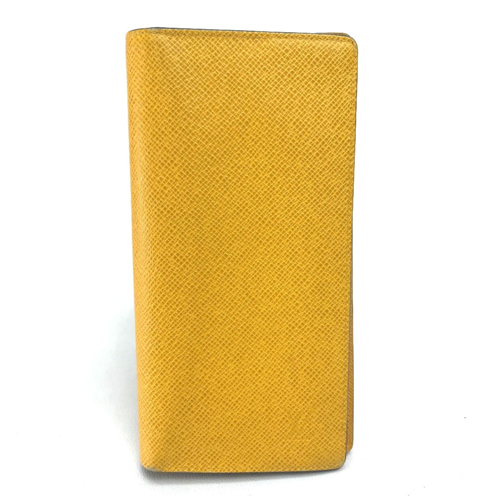 Louis Vuitton Louis Vuitton M42087 Taiga Long Wallet Jaune yellow Size ONE SIZE - 1 Thumbnail
