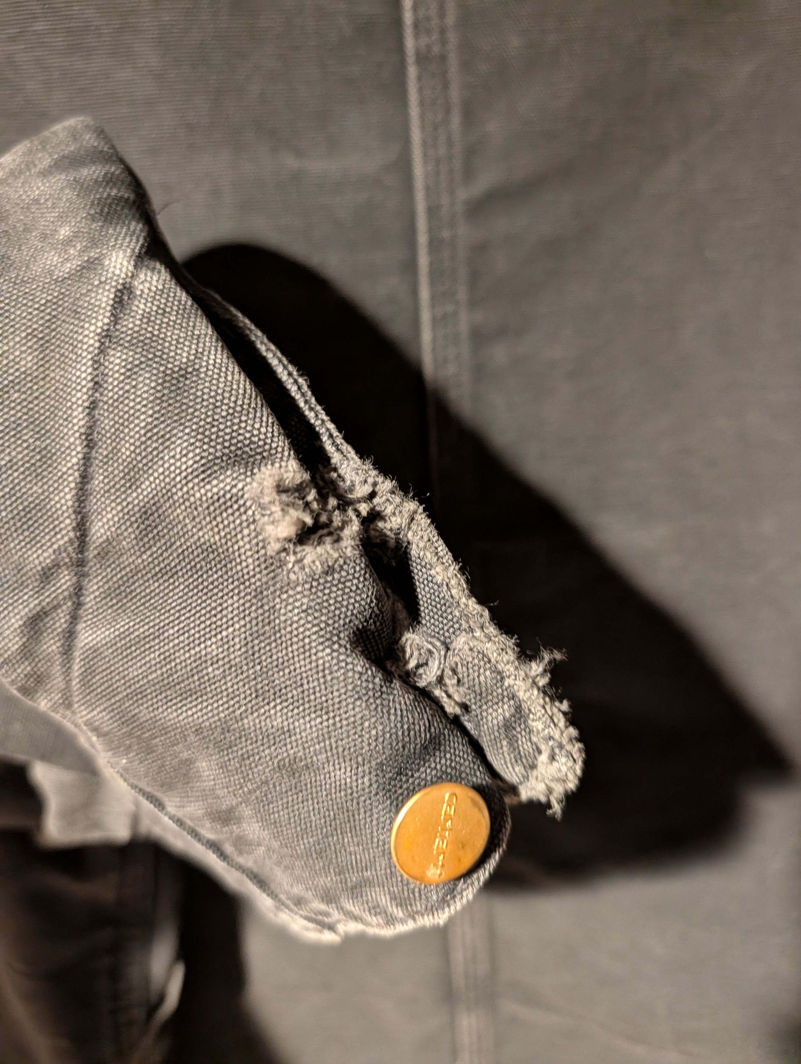 Carhartt Vintage Carhartt CA105 Blanket Chore Jacket Faded Size 52 Size US XXL / EU 58 / 5 - 15 Thumbnail