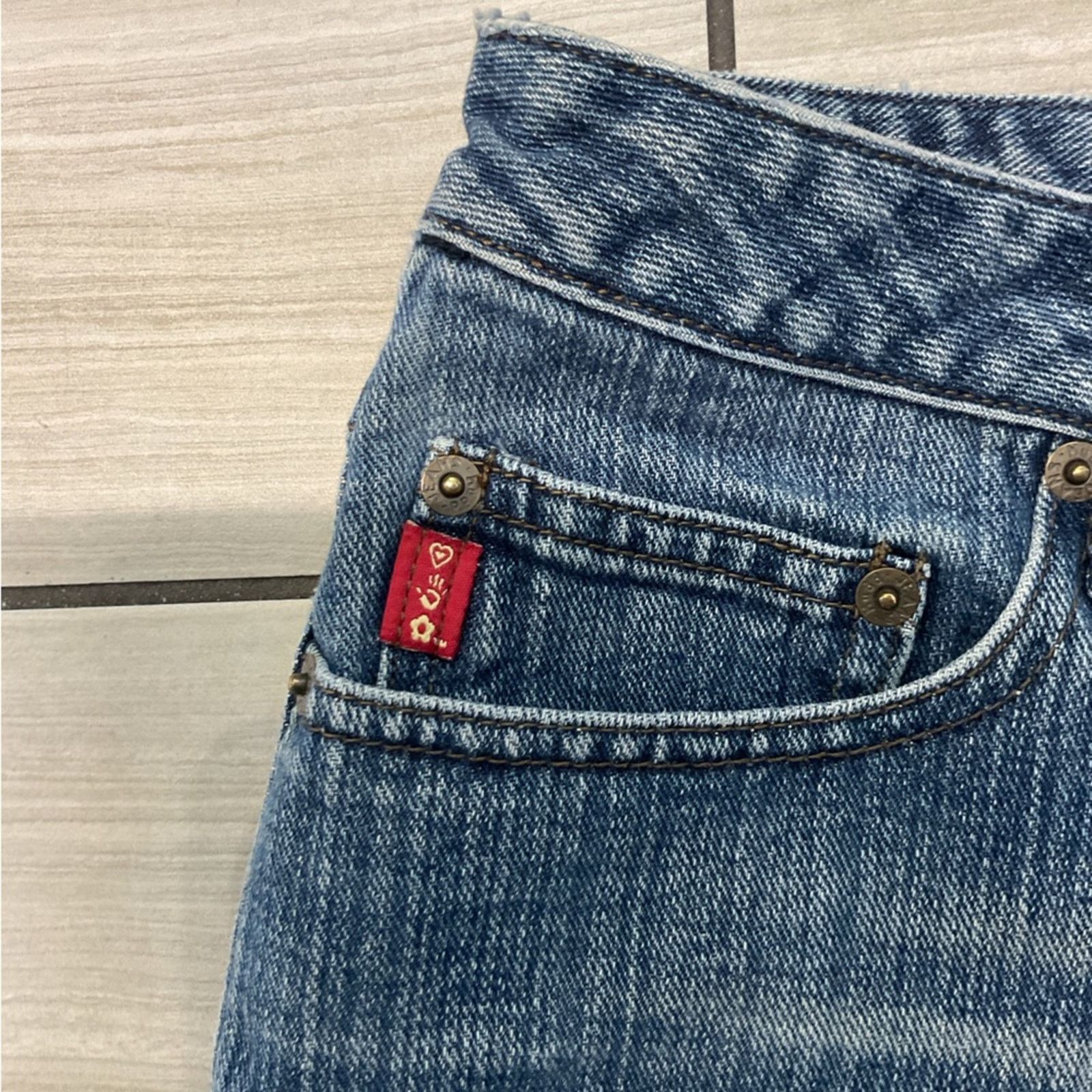 Vintage Mudd Denim Blue Jean Shorts Size 32" / US 10 / IT 46 - 6 Thumbnail