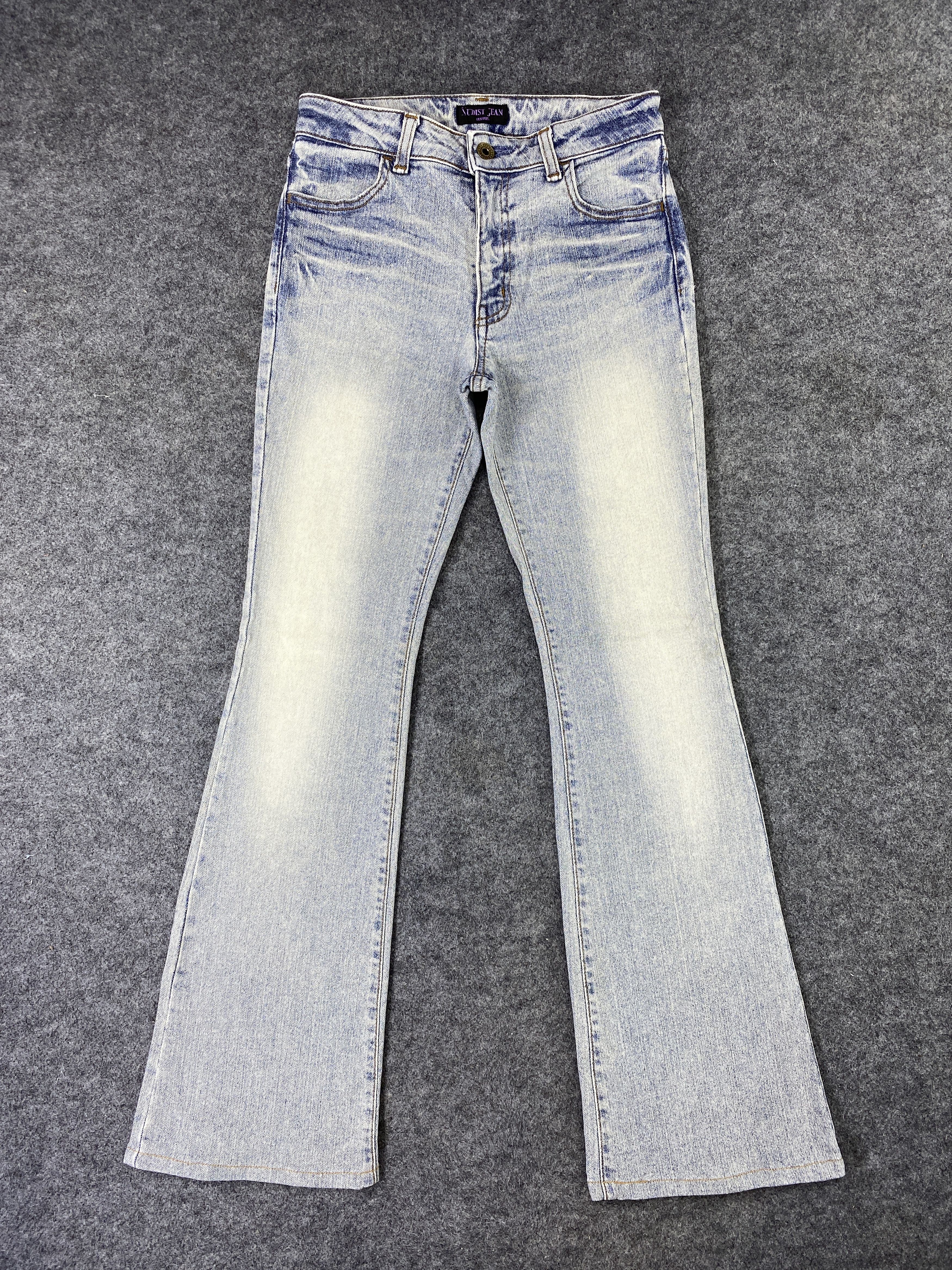 Japanese Brand Brappers Faded Blue Wash bootcut Jeans - J1067 Size 26" / US 2 / IT 38 - 1 Thumbnail