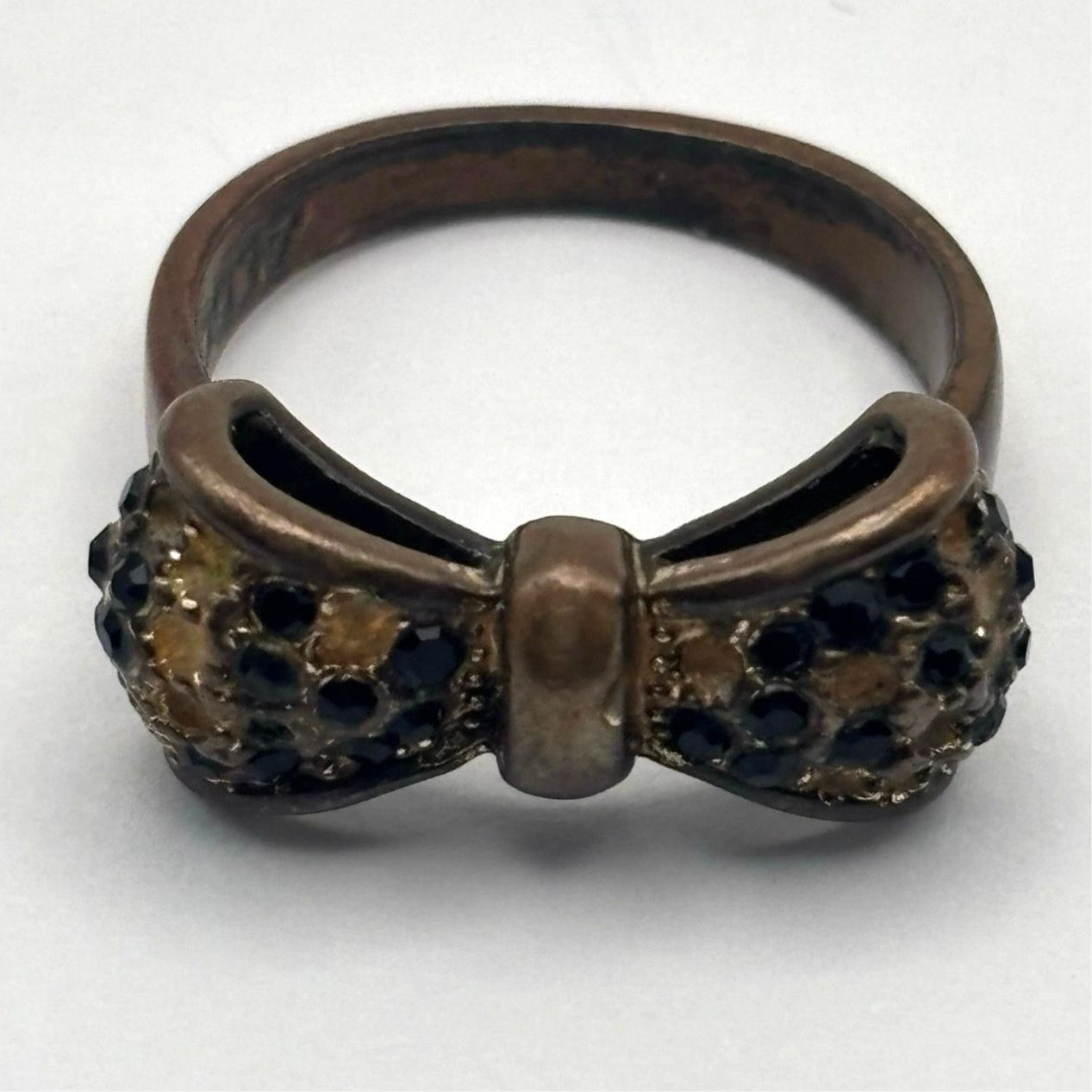 Other Copper Crystal Bow Ring Size ONE SIZE - 3 Thumbnail