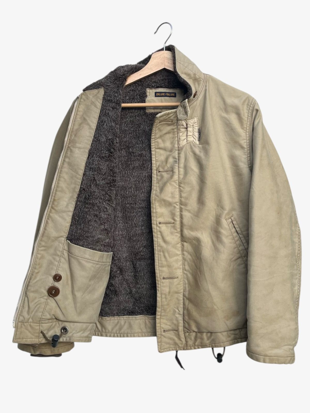 Blue Blue Japan Vintage Blue Blue Japan Khaki N1 Deck Jacket Size US S / EU 44-46 / 1 - 3 Thumbnail