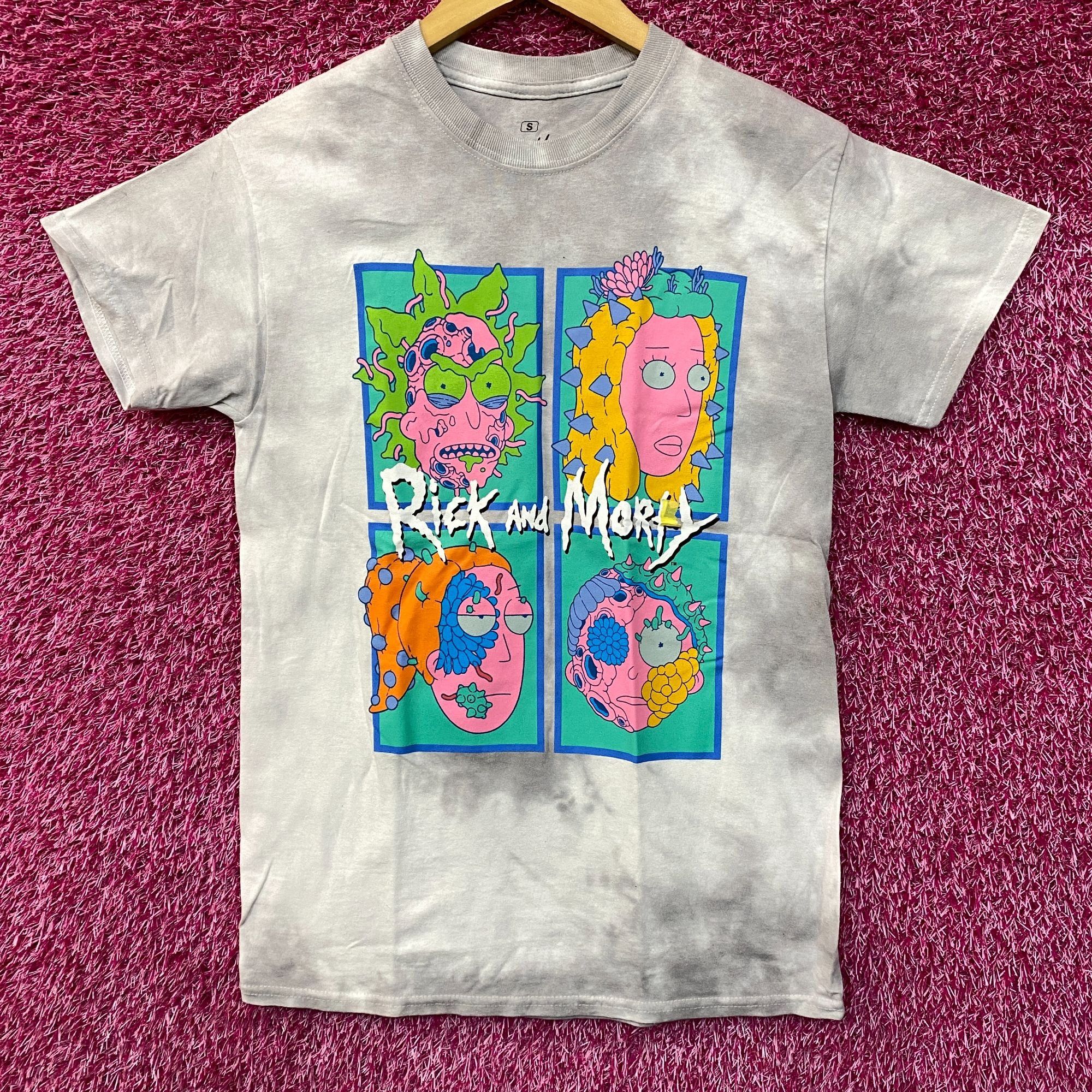 Ripple Junction Adult Swim Rick & Morty Infected Tie Dye T-Shirt size Small Size US S / EU 44-46 / 1 - 1 Thumbnail