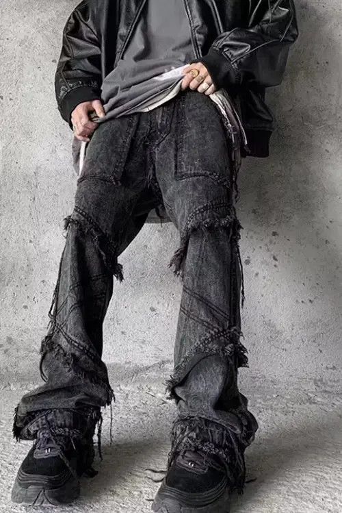 Japanese Brand × Vintage Punk denim jeans streetwear Size US 32 / EU 48 - 3 Thumbnail