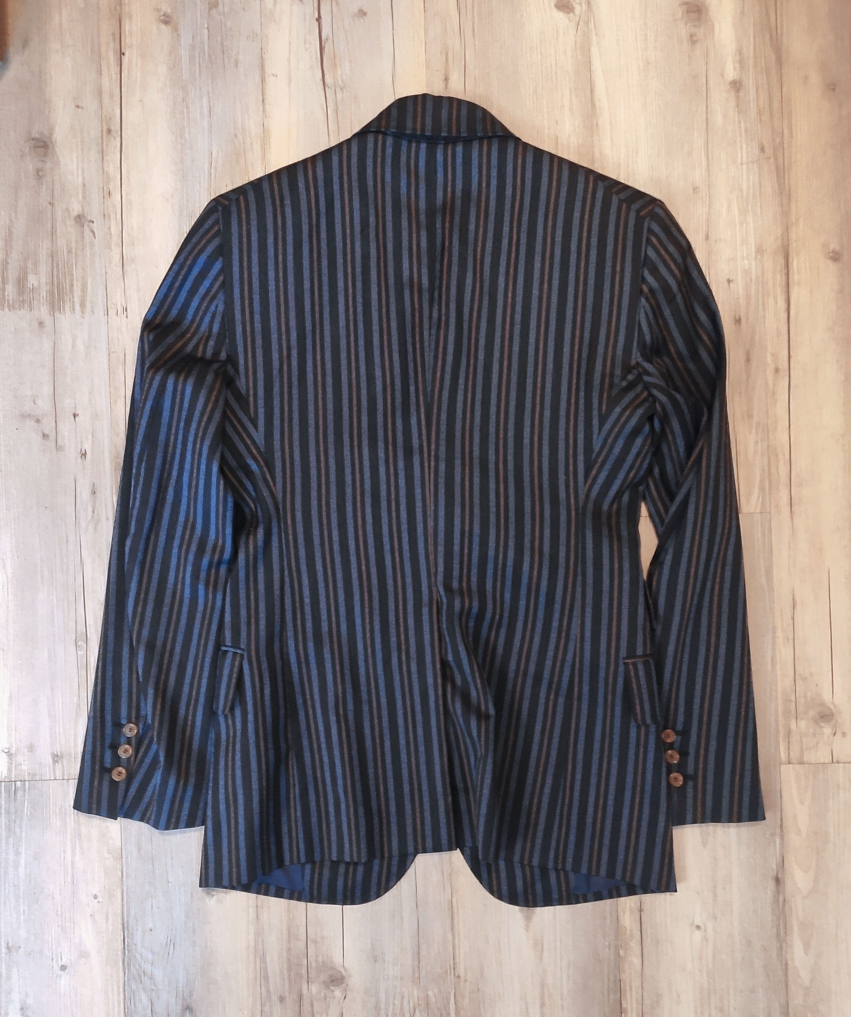 Vivienne Westwood Striped suit.Like Dries van Noten or Jean Paul Gaultier Size 40R - 6 Thumbnail