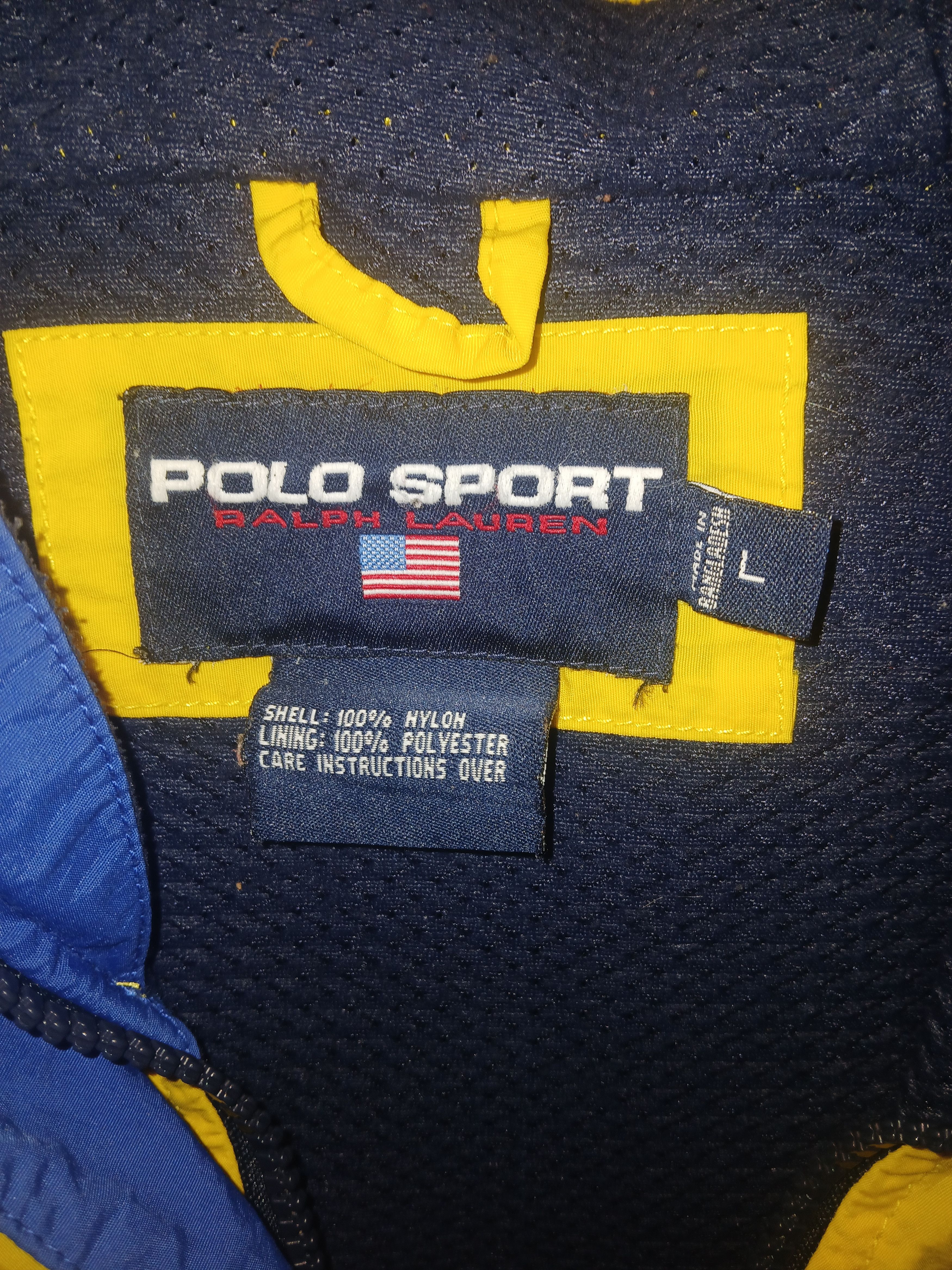 Polo Ralph Lauren Vintage Ralph Lauren Polo Sport Hooded Jacket Size US L / EU 52-54 / 3 - 4 Thumbnail