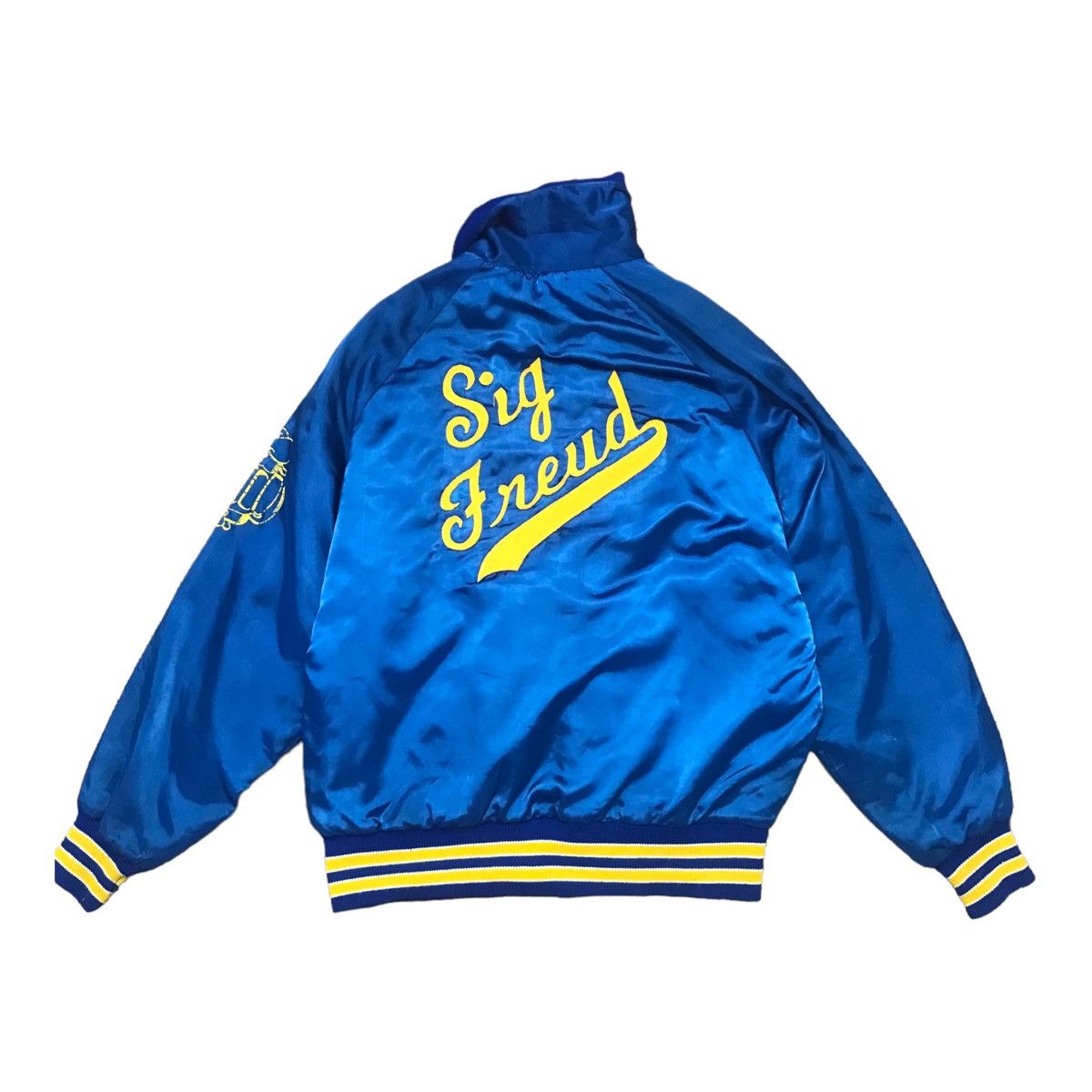 Delong × Vintage Delong Varsity Embroidered Nylon Jacket Size US M / EU 48-50 / 2 - 1 Thumbnail