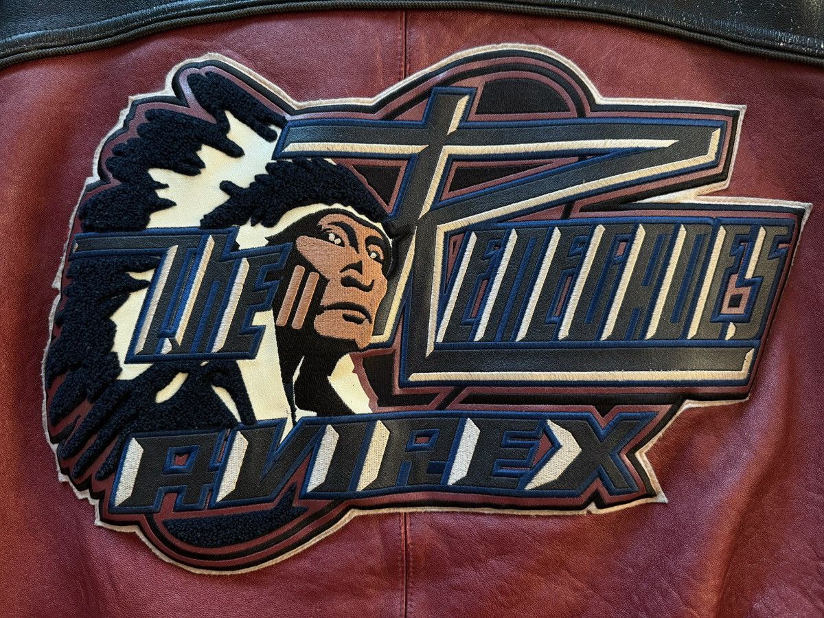 Avirex Avirex Cascade Renegades Leather Jacket Size US XXL / EU 58 / 5 - 3 Thumbnail