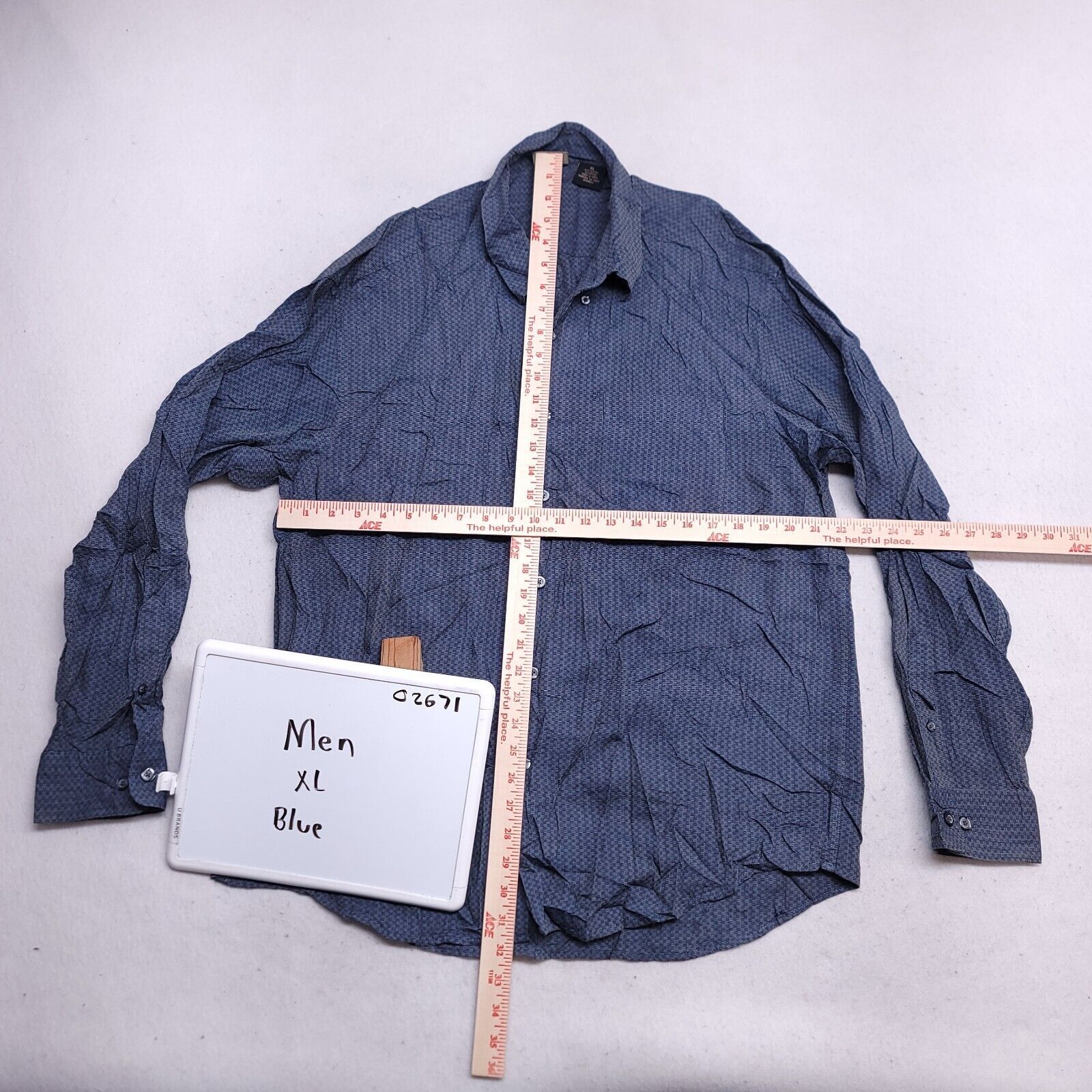 Axist Axist Casual Button Up Shirt Mens Size Extra Large XL Blue Size US XL / EU 56 / 4 - 6 Thumbnail