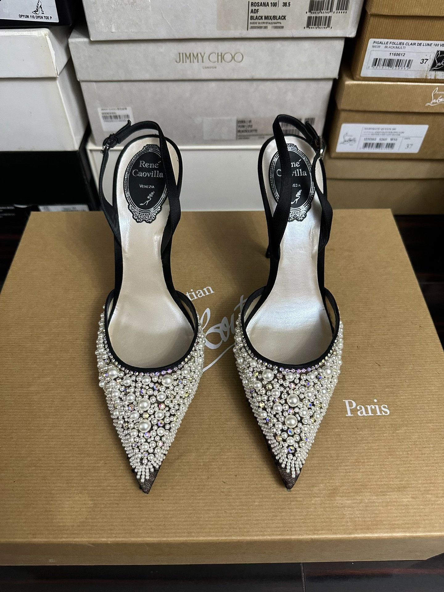 Rene Caovilla Rene Caovilla High-Heel Sandals Size 37 Size US 6 / IT 36 - 1 Thumbnail
