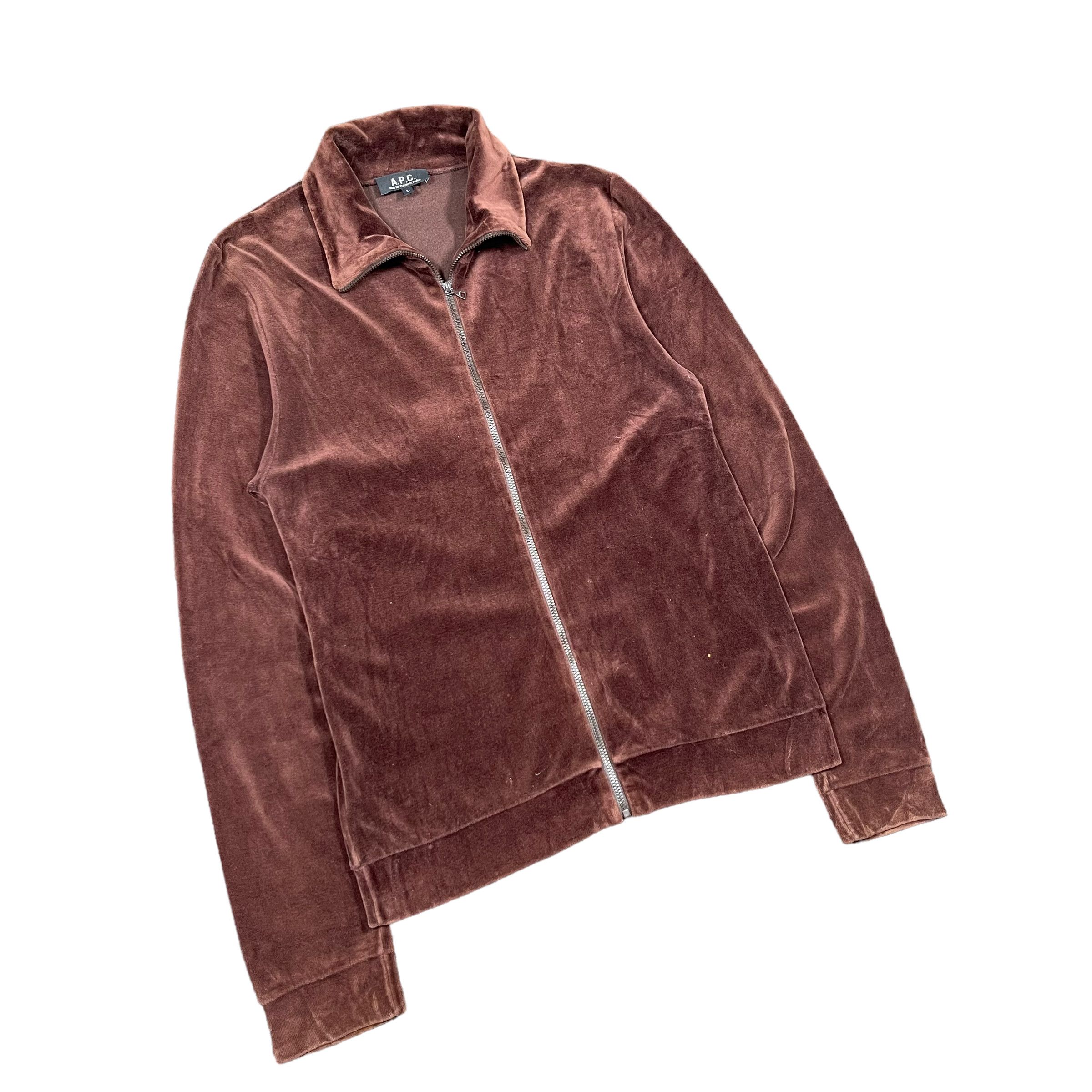 A.P.C. × Velvet APC Velvet Zipper Sweater Made In France Size US L / EU 52-54 / 3 - 2 Thumbnail