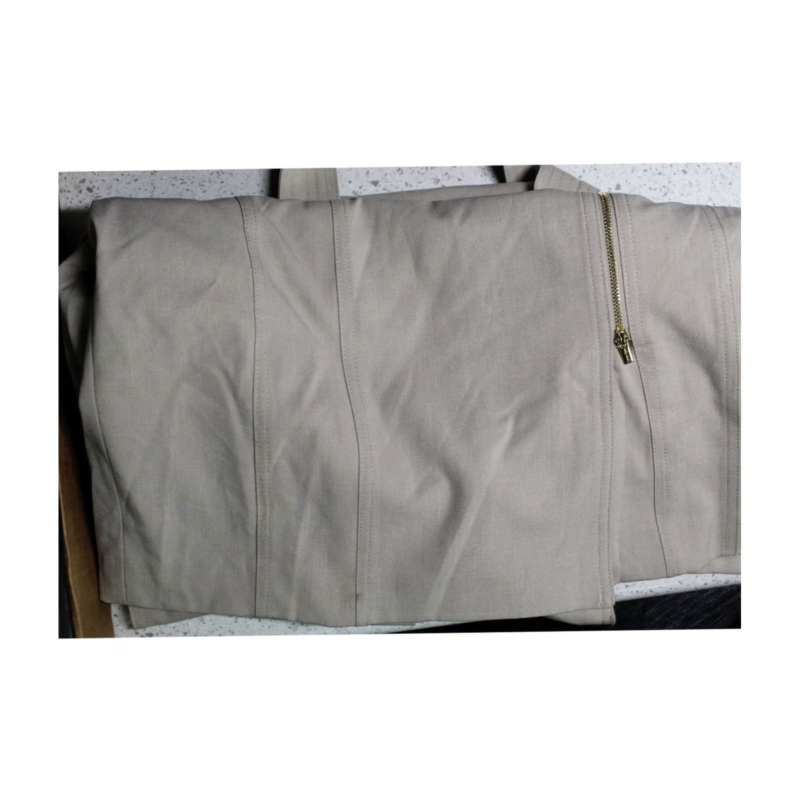 Calvin Klein Calvin Klein Womens Dress Sheath Belted darkbeige Size 10 Size L / US 10 / IT 46 - 3 Thumbnail