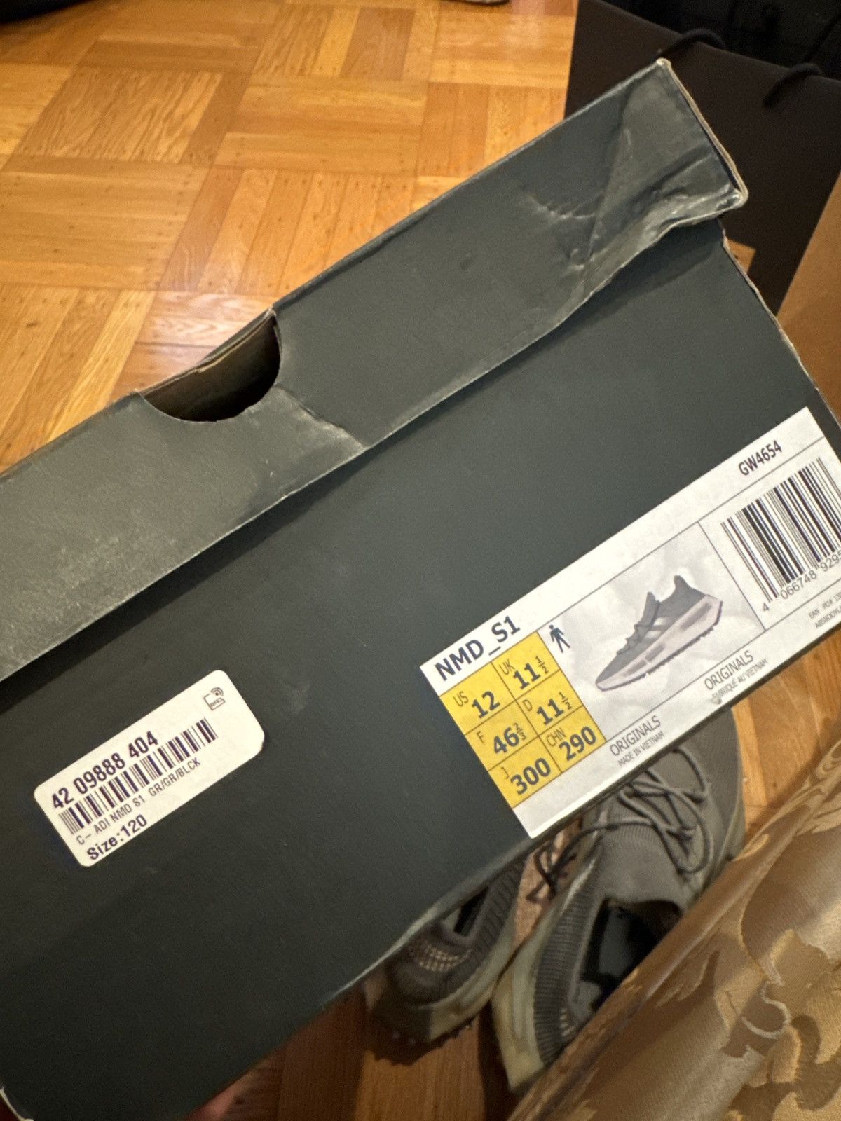 Adidas Adidas NMD S1 Grey size 12 Size US 12 / EU 45 - 4 Thumbnail
