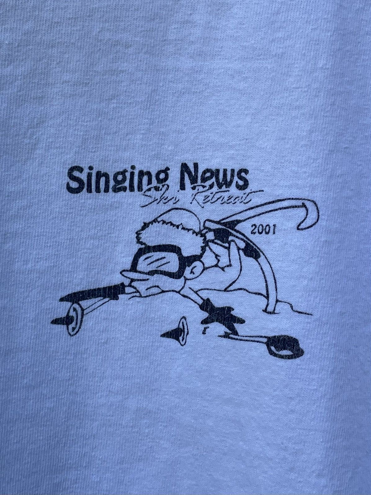 Gildan 2001 Gildan Singing News Ski Resort Graphic Longsleeve Size US XL / EU 56 / 4 - 3 Thumbnail