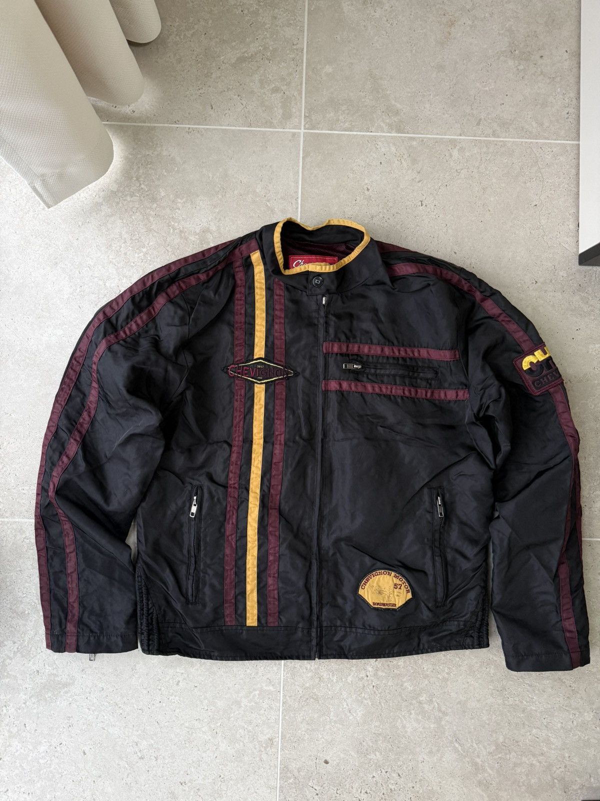Chevignon Vintage chevingon jacket biker road Giacca Motore Size US L / EU 52-54 / 3 - 2 Thumbnail