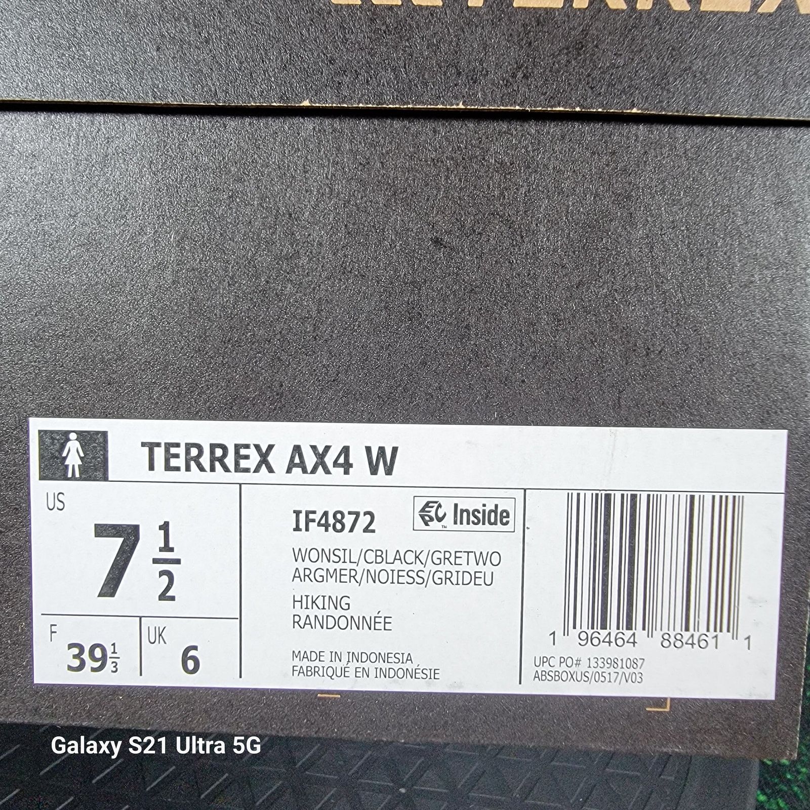 Adidas Adidas Terrex AX4 Wonder Silver/Core Black/Grey Two Sz 7.5W Size US 7.5 / IT 37.5 - 11 Thumbnail