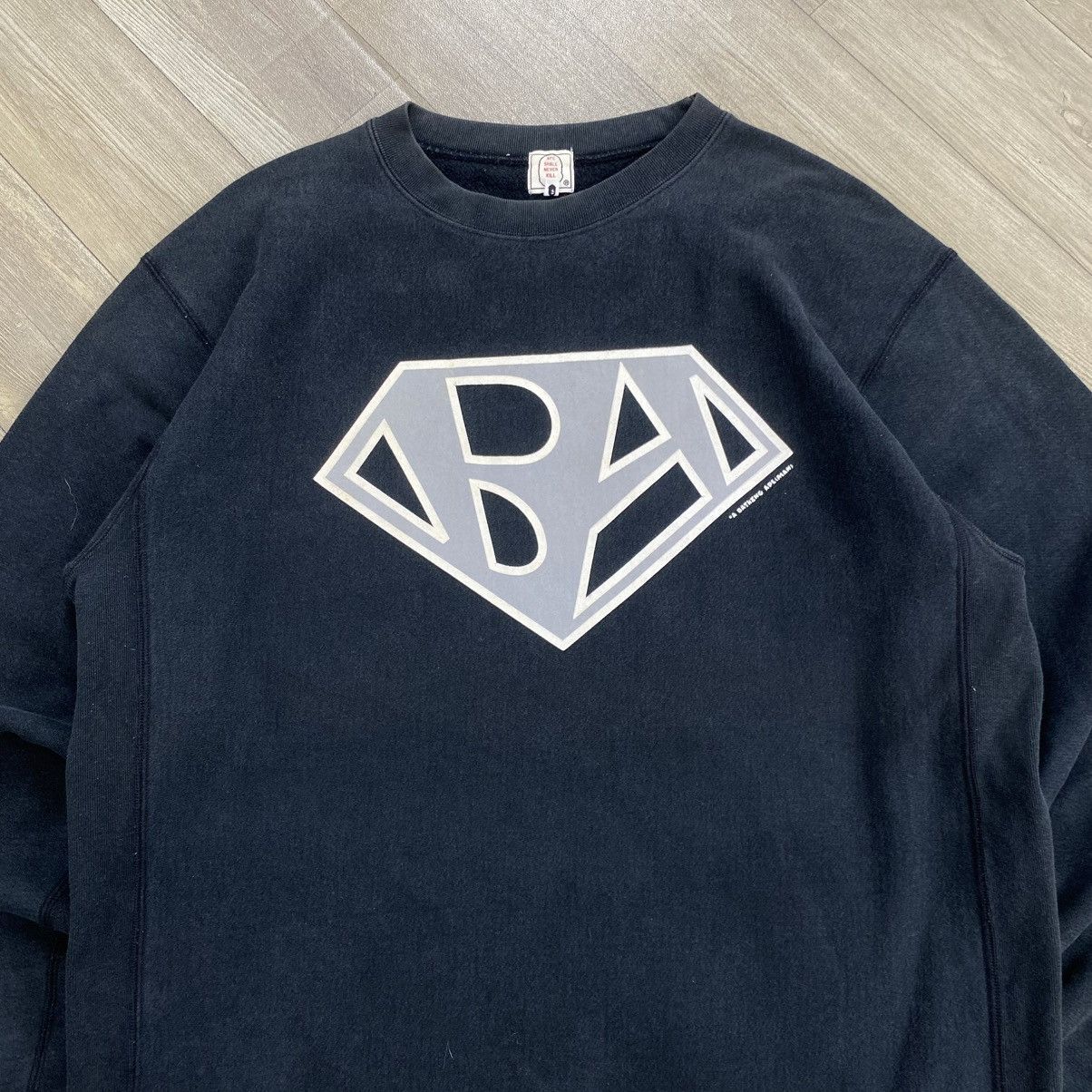 Bape 1990s Vintage A Bathing Ape Bape Superman BA Logo Sweatshirt Size US L / EU 52-54 / 3 - 2 Thumbnail