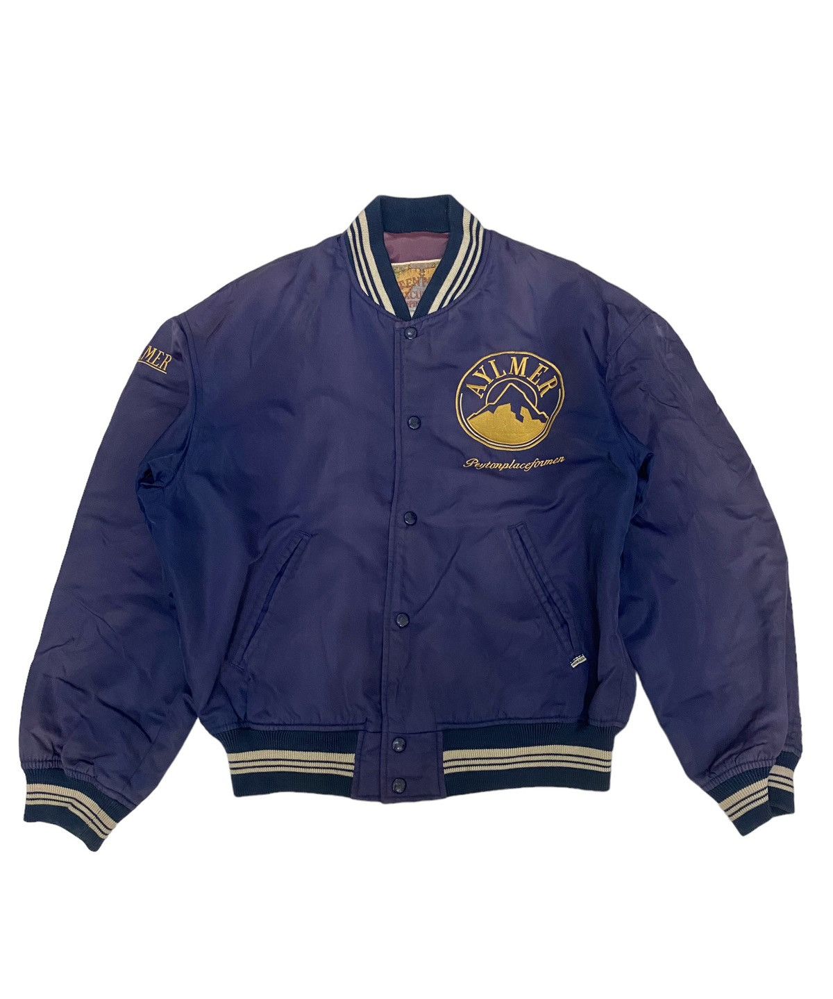 PPFM × Vintage Vintage Peyton Place For Men PPFM Faded Bomber Jacket Size US M / EU 48-50 / 2 - 1 Thumbnail