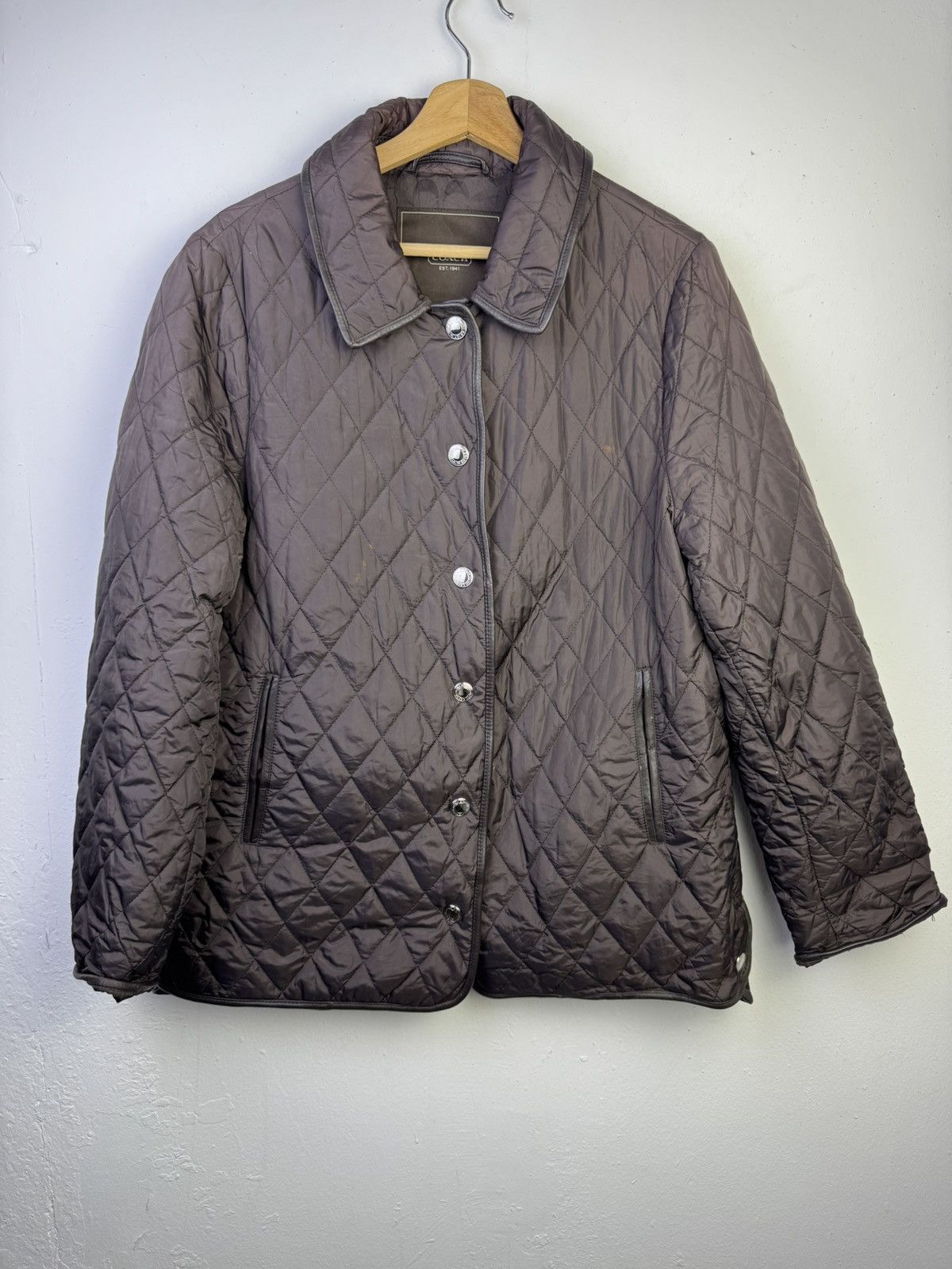 Coach Coach quilted nylon jacket Size US L / EU 52-54 / 3 - 1 Thumbnail