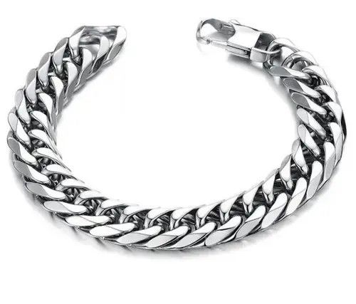 VIBE Vintage Stainless Steel Chain Bracelet Size ONE SIZE - 2 Thumbnail