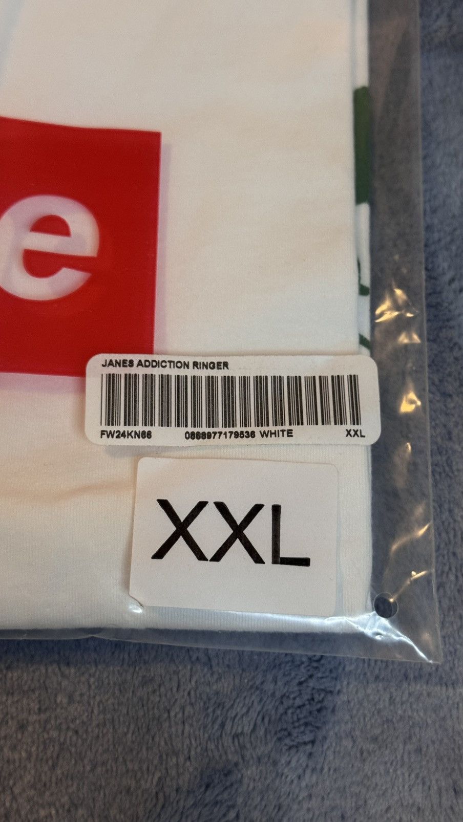 Supreme Supreme x Jane’ Addiction Ringer Tee Size US XXL / EU 58 / 5 - 4 Thumbnail